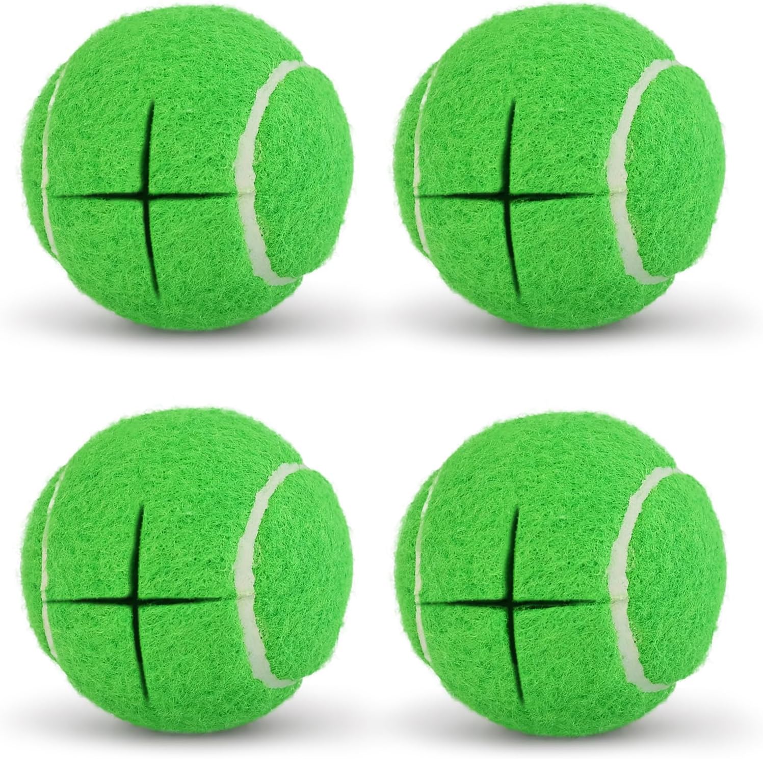 INSUM Pre-Cut Tennis Balls for Walkers, 4 Pack Walker Glide Balls