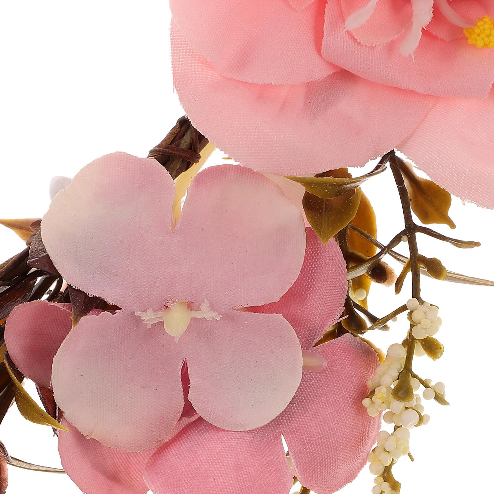 Bandeau Floral de Mariage pour Femmes, Tissu Pourpre, Photo Props