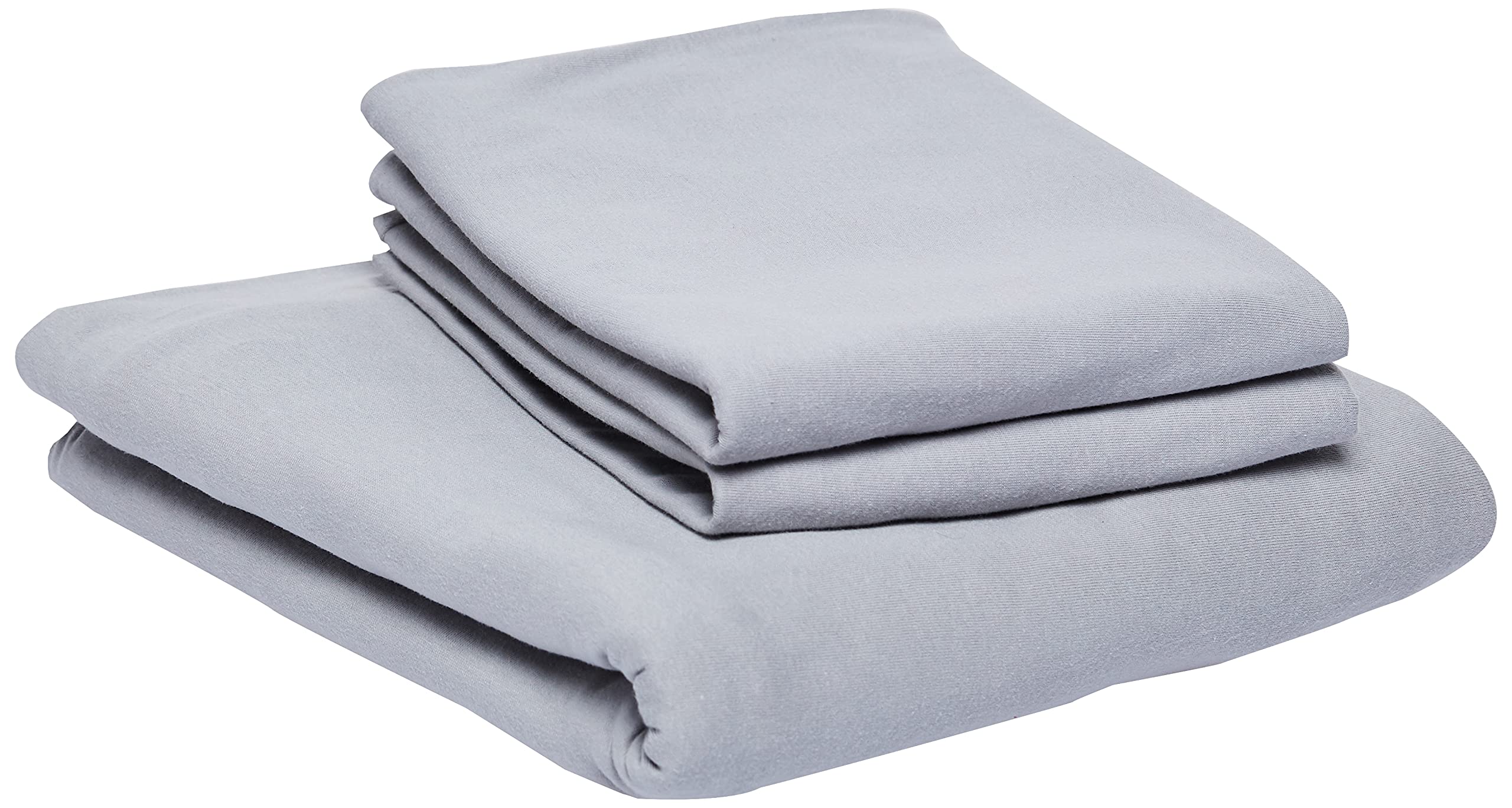 Hotel Linen Klub Glofresh DEYARCO Organic Jersey Sheet Set Queen Size, 4piece, Light Grey, GF_SS_QUN_LG