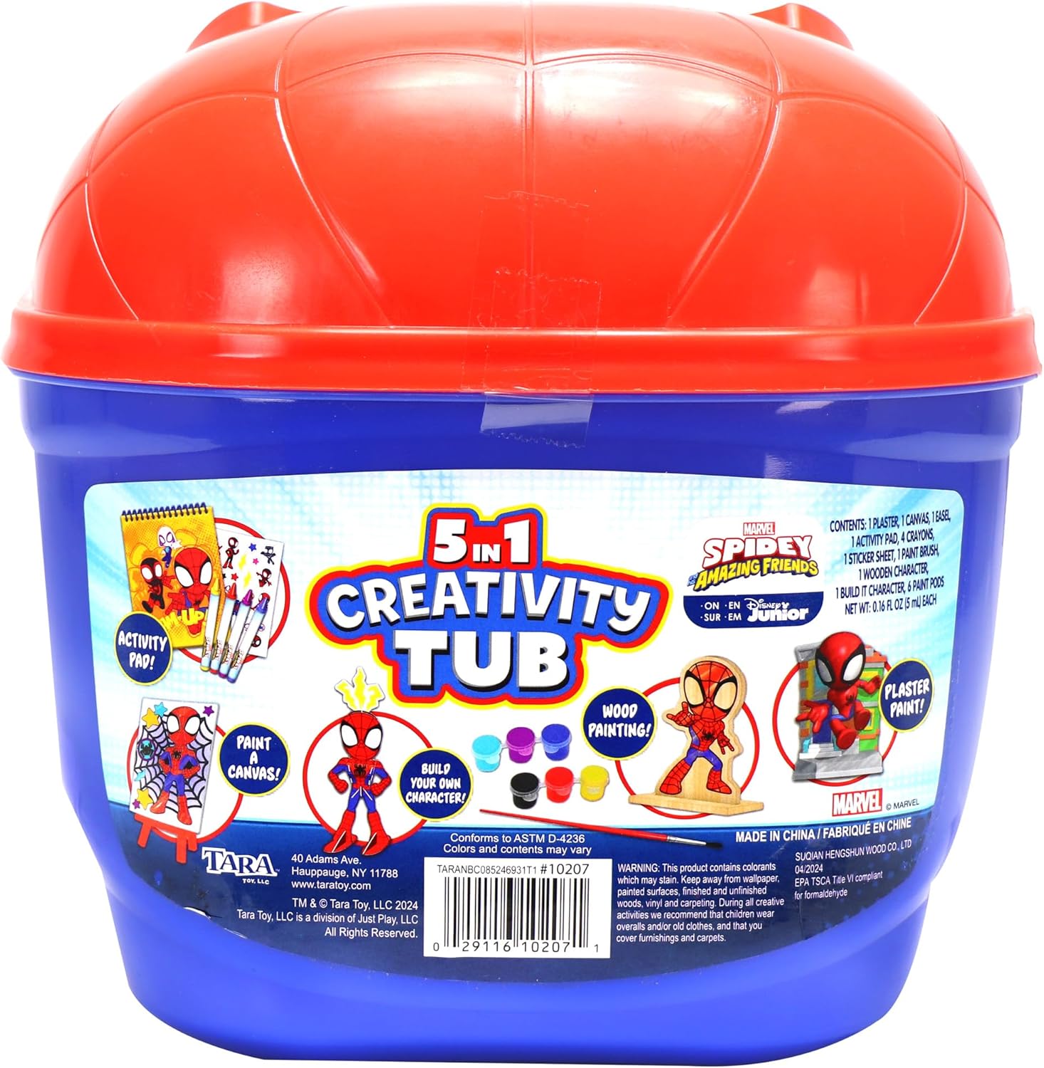 Tara Toys Spidey 5 in 1 Creativity Tub