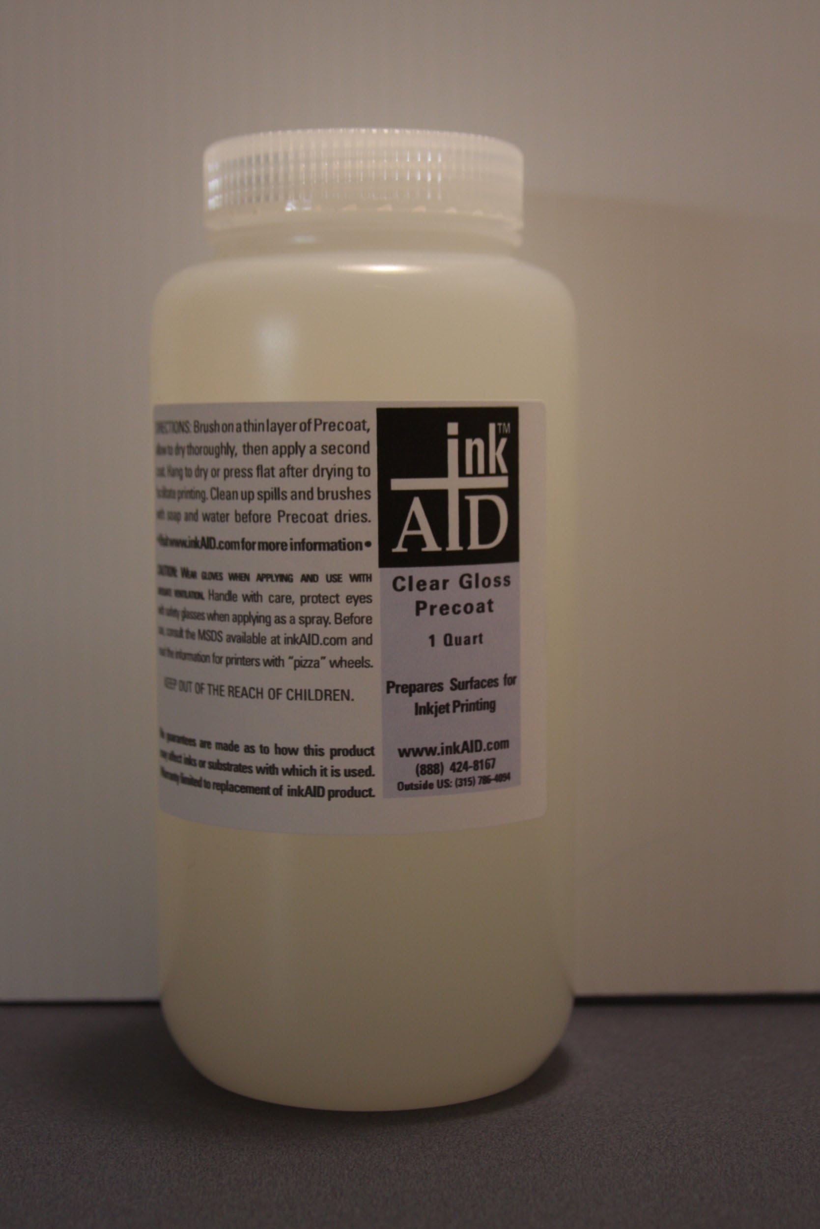 inkAID Clear Gloss Precoat- 1 Pint