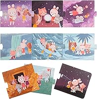 Vista 5 de Stephen Joseph, Rompecabezas de libro de cuentos, rompecabezas de piso grande para niños (20 piezas - 8 pies de largo)