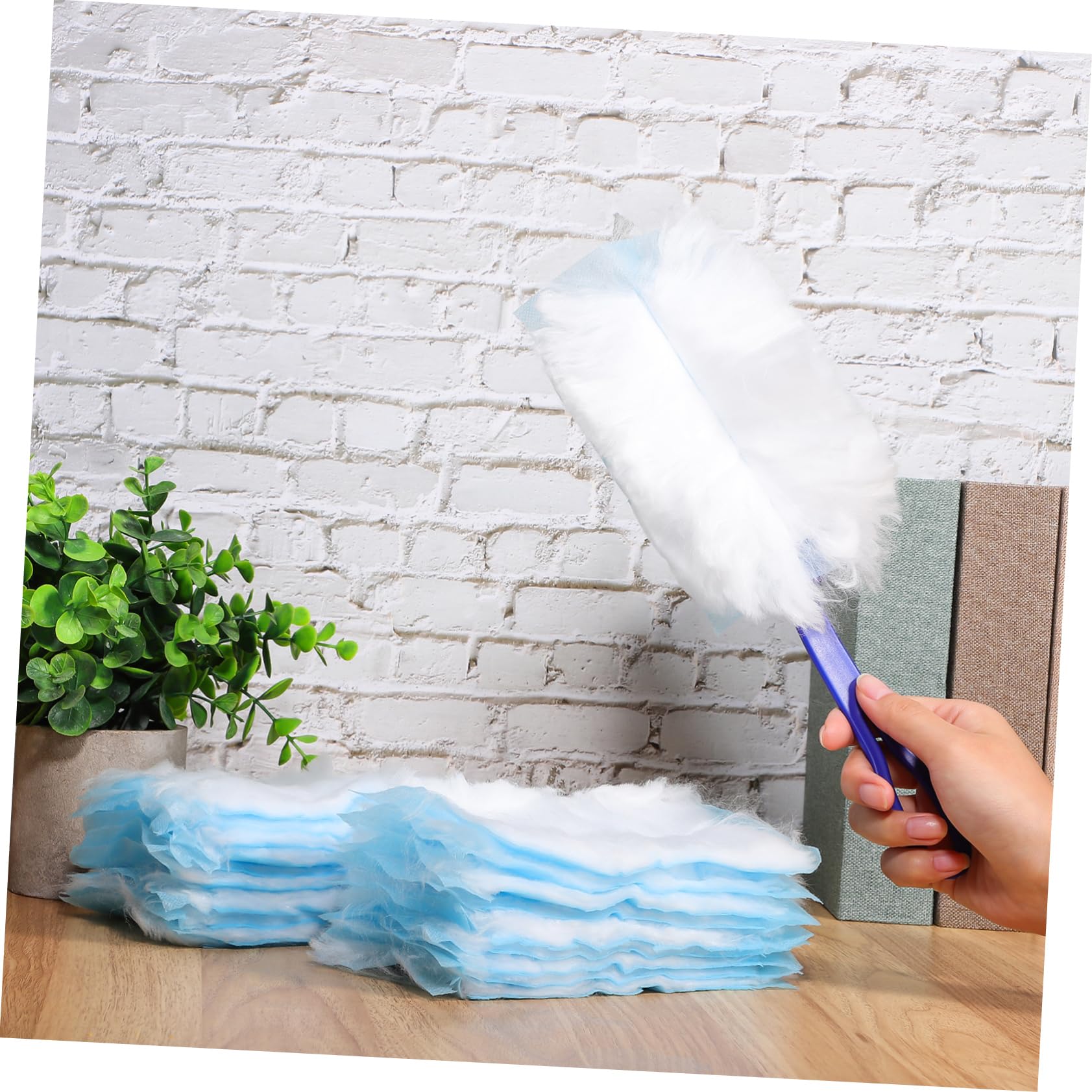 Mobestech 2sets Duster Elettrico Con Ricariche Panno Elettrostatico Per Pulizia Di Ventilatori Fessure e Finestre Teste Manico