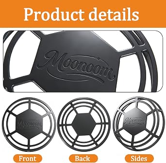 moonoom Cast Iron Heat Diffuser, Heavy Duty Gas Stove Simmer Plate, 9.3 inch Cooking Even Heat Diffuser for Kitchen Slow Cooking Making Soup Temperature Control