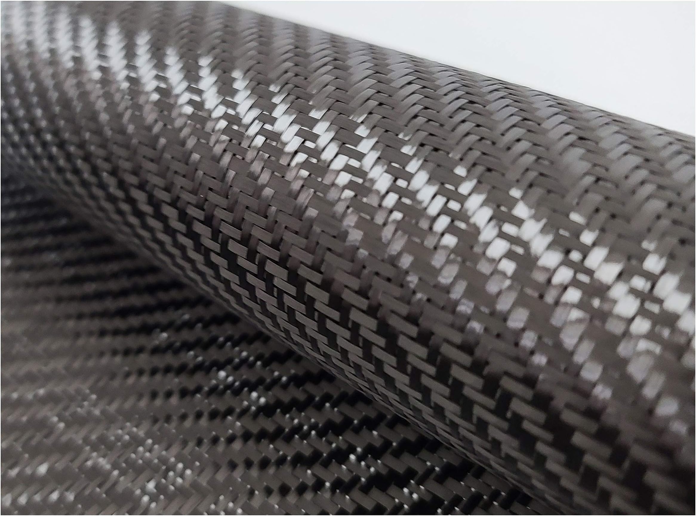 DAONEG Carbon Fiber Fabric 2x2 Twill 3k 50" x 36" Black Commercial Grade