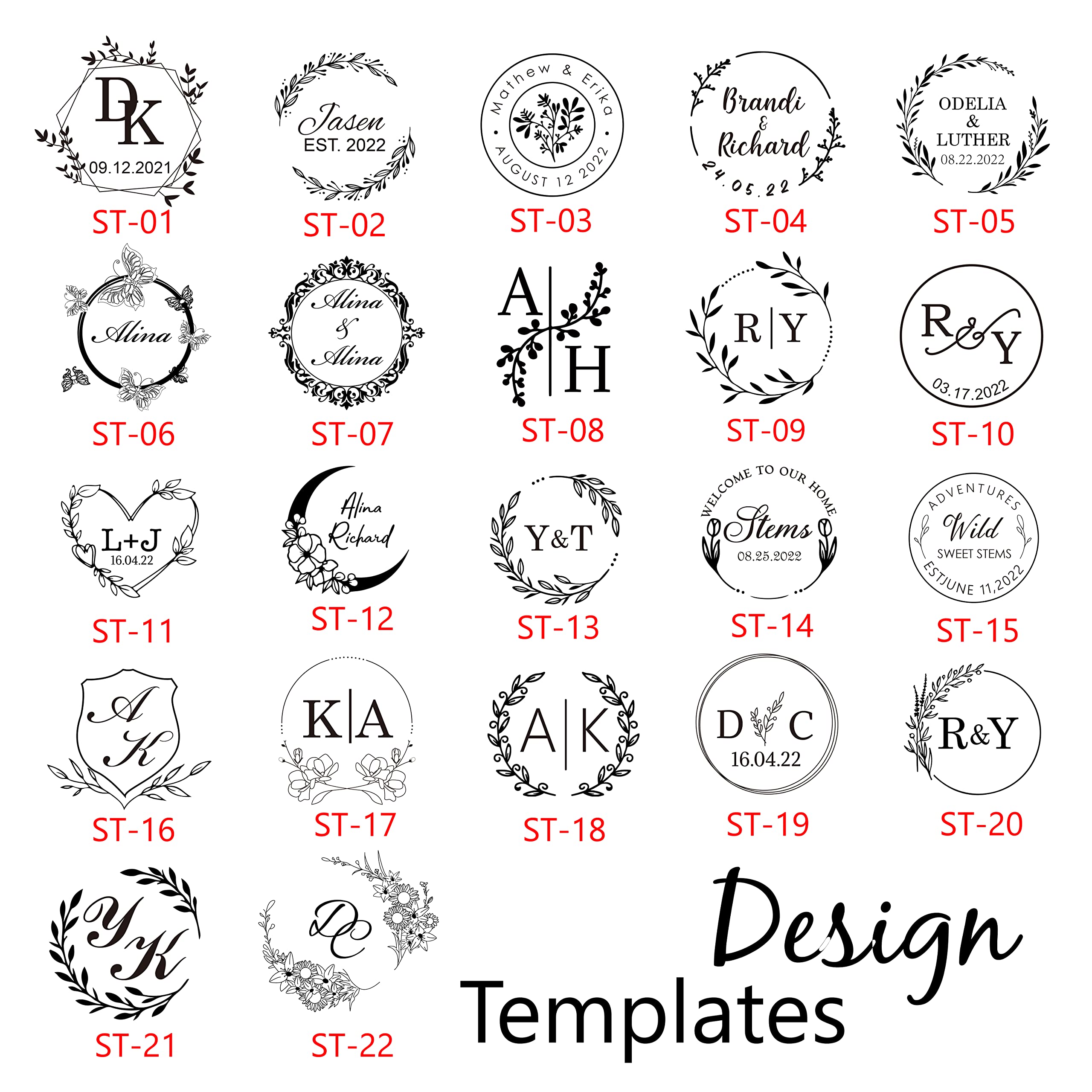 Custom Logo Text Stamp - Personalized Stamp Clearly Impressions on Various Surfaces Custom Stamp for Business Logo Branding or Crafting Needs