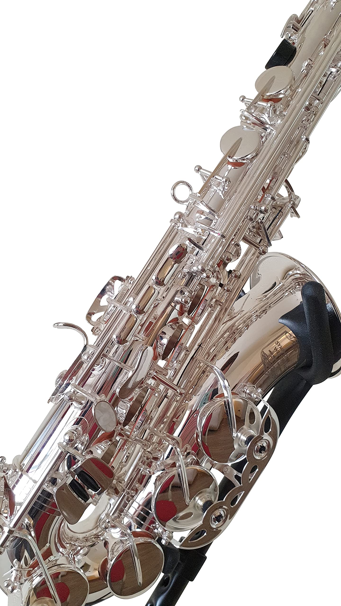 Altsaxophon, echt versilbert, inkl. Luxus-Hartschalenkoffer und Zubehör, Neu, Design Altsaxofon, Saxophon Alt