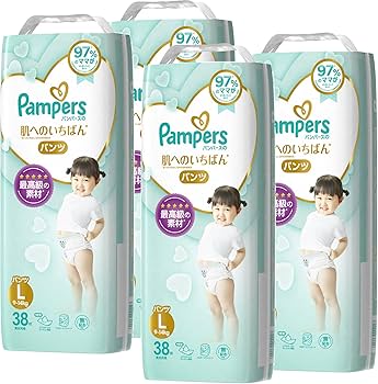 Amazon | 【ケース販売】パンパース オムツ パンツ 肌への