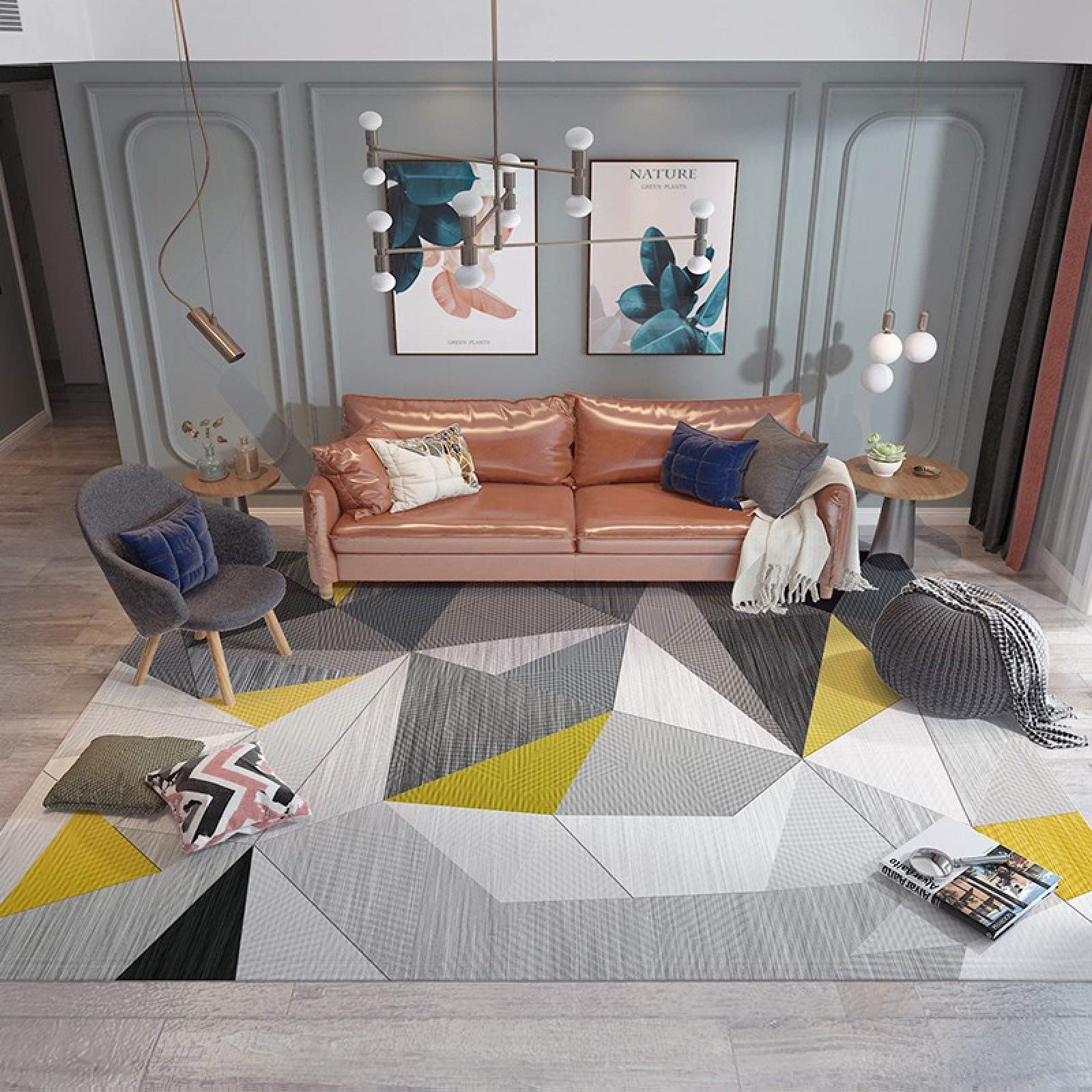 Tapis de chevet de chambre à coucher NF pour des matins doux