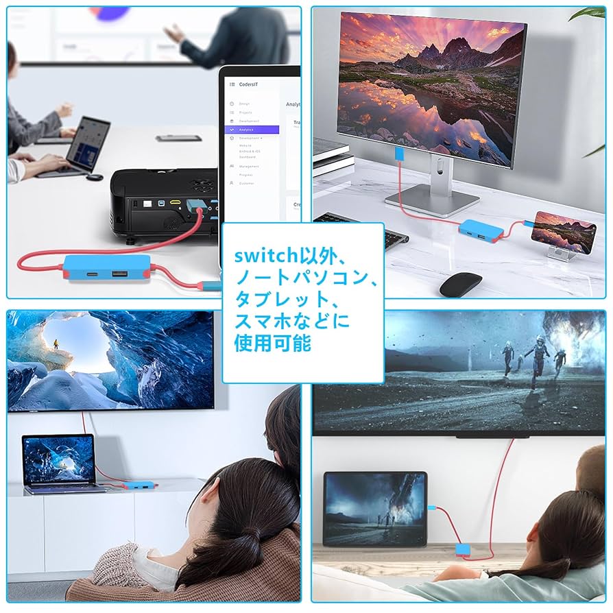 Amazon.co.jp: スイッチ ドック Switch ドック Switch テレビ