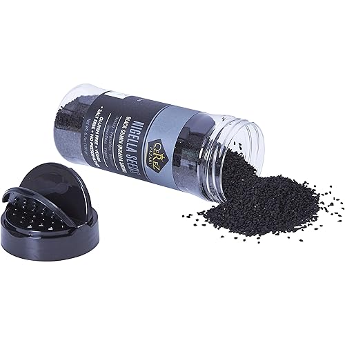 Miniatura 2 de Cerez Pazari - Semillas de nigella de 7 onzas, semillas de comino negro, semillas de nigella de alcaravea negra, Nigella sativa natural, kalonji