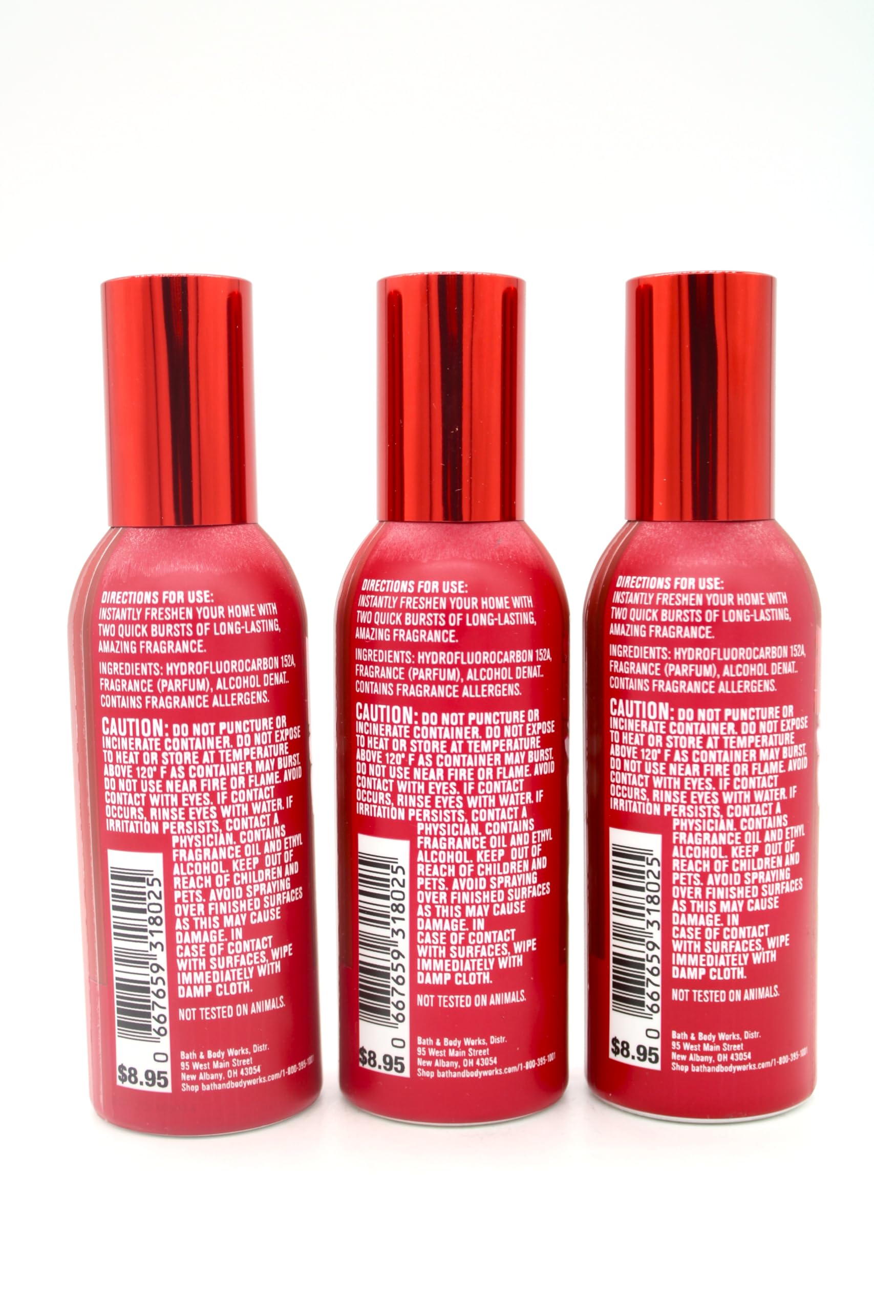Generic Japanese Cherry Blossom, Bath and Body, Concentrated Room Spray, 1.5 oz each, 3 pack, Red