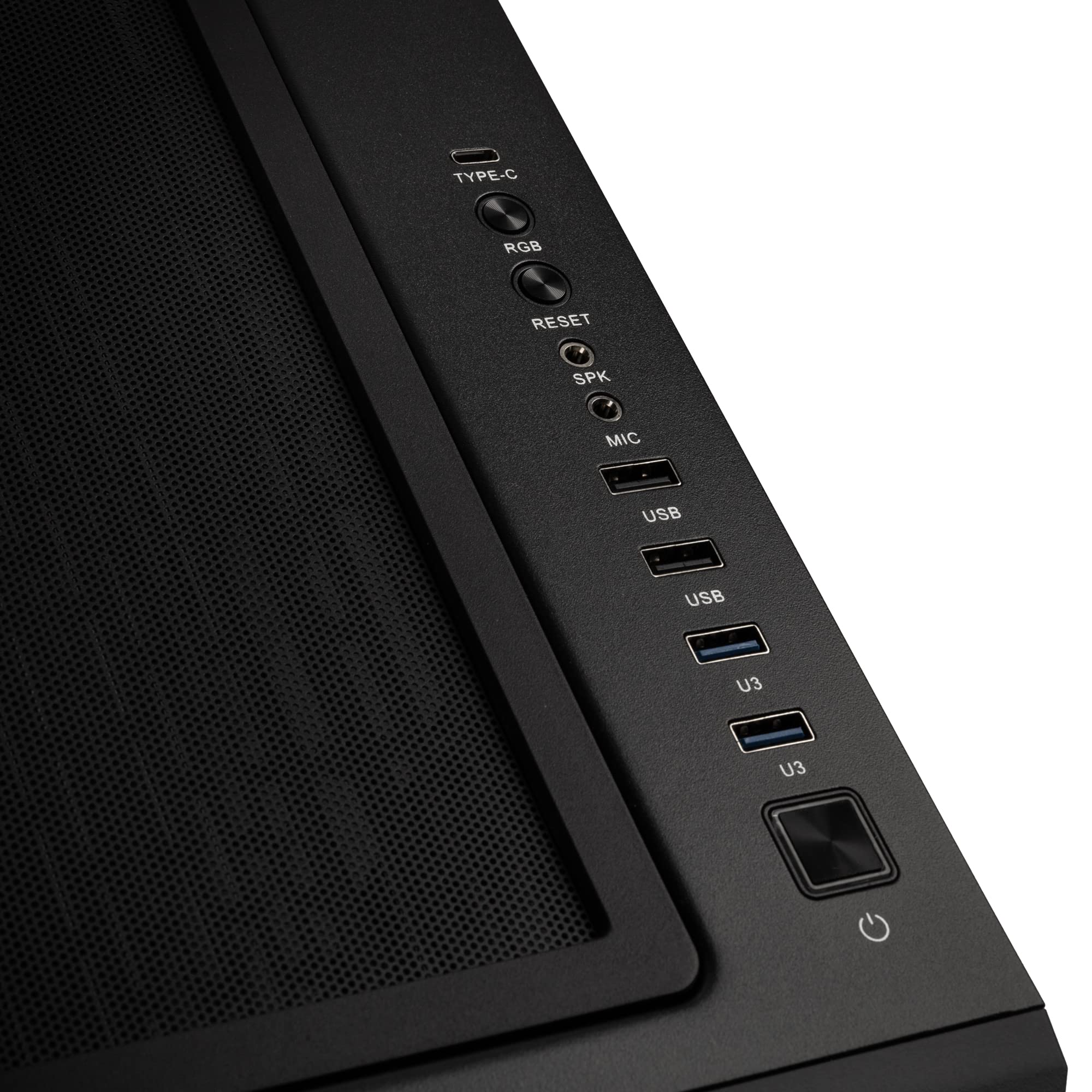 KOLINK Observatory Z ARGB E-ATX Midi-Tower - Caja de Ordenador con 4 Ventiladores ARGB preinstalados, Caja de PC para refrigeración AIO, Carcasa de PC de Cristal RGB (Z Negro)