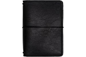 Carpe Diem PU Leather A6 Notebook Cover