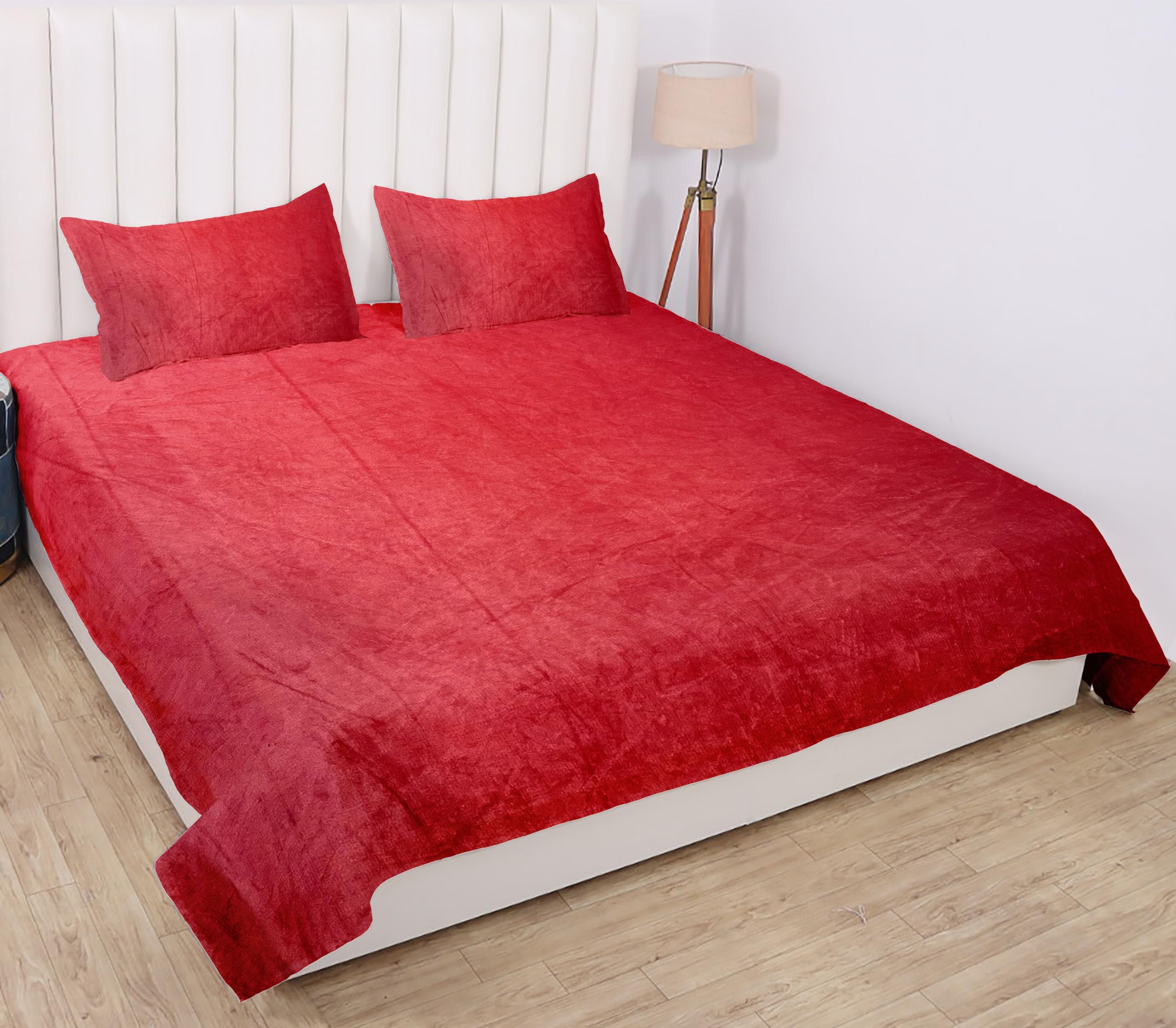 PRINDA 250 GSM Flannel Warm Bedsheets for Winter, Double Flat Size 90x100 Inches, 2 Pillow Covers 18x28 Inches (Orange, Double Flat) (B0CMGXDSML) Amazon Price History, Amazon Price Tracker