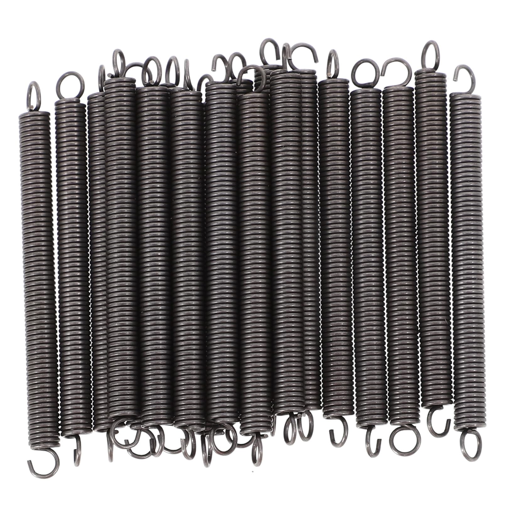 Unomor 20pcs Tension Spring Gate Spring Spring Handle Pole Spring Trampoline Springs Spring Gate Latch Spring Tool Spring Assortment Kit Spring Latch Black Spring Steel