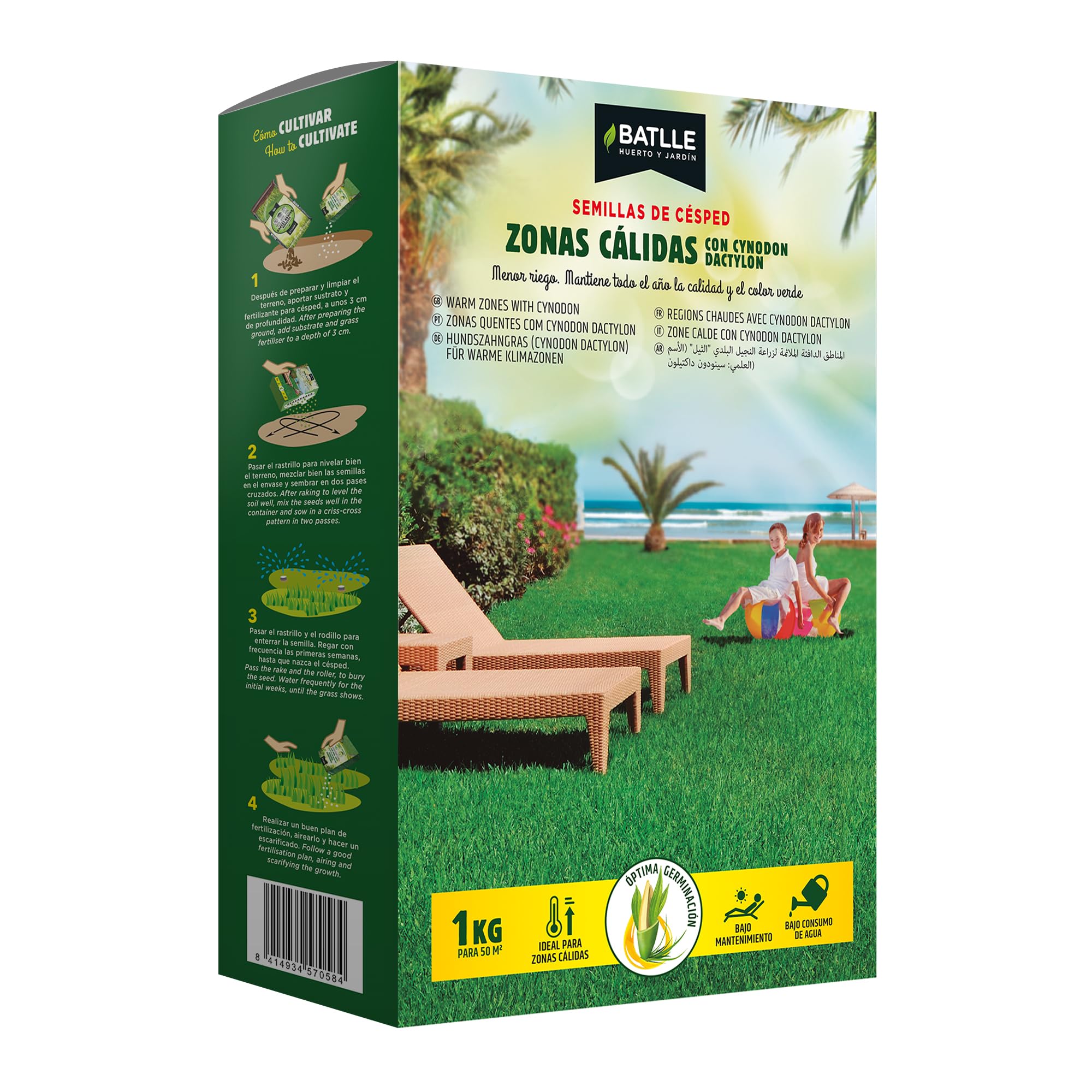 Battle Gazon côtier Semillas 1kg