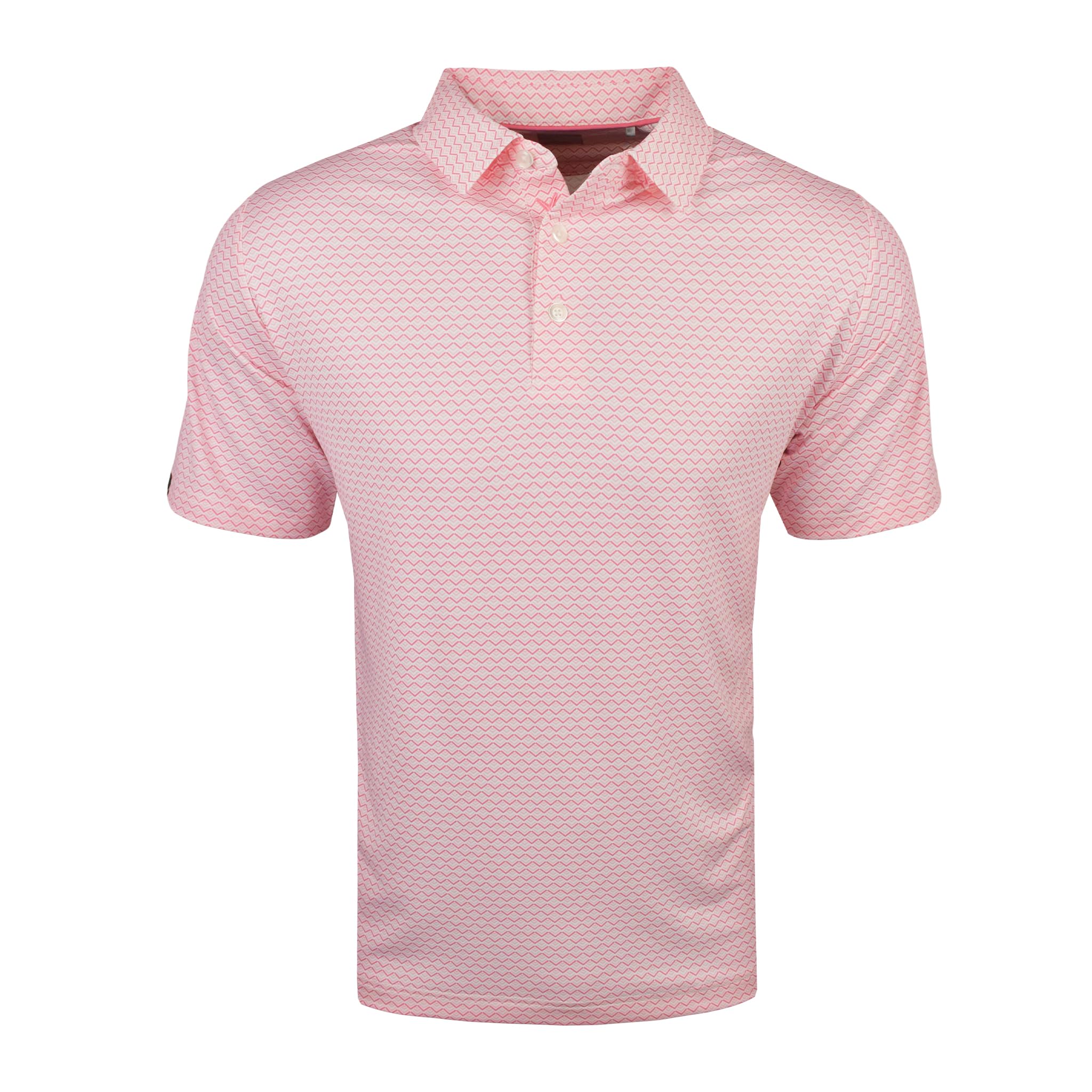 Men's Callaway Gradient Chevron Print Polo - Picture 13 of 15