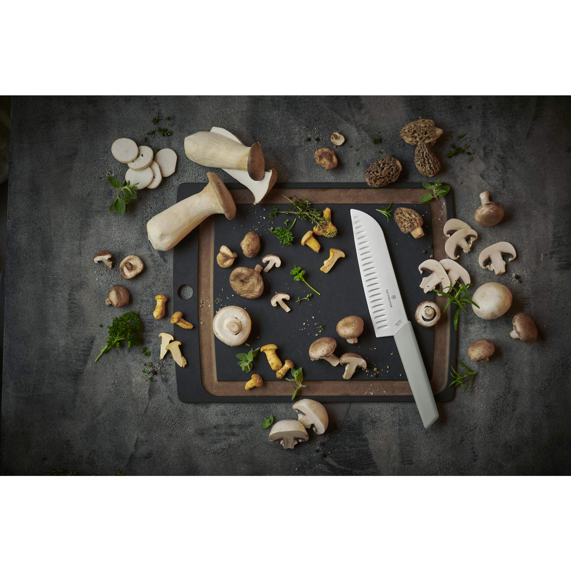 Victorinox Swiss Modern, set di spelucchini professionali, 2 pezzi, extra affilati, manico in plastica robusta, multicolore