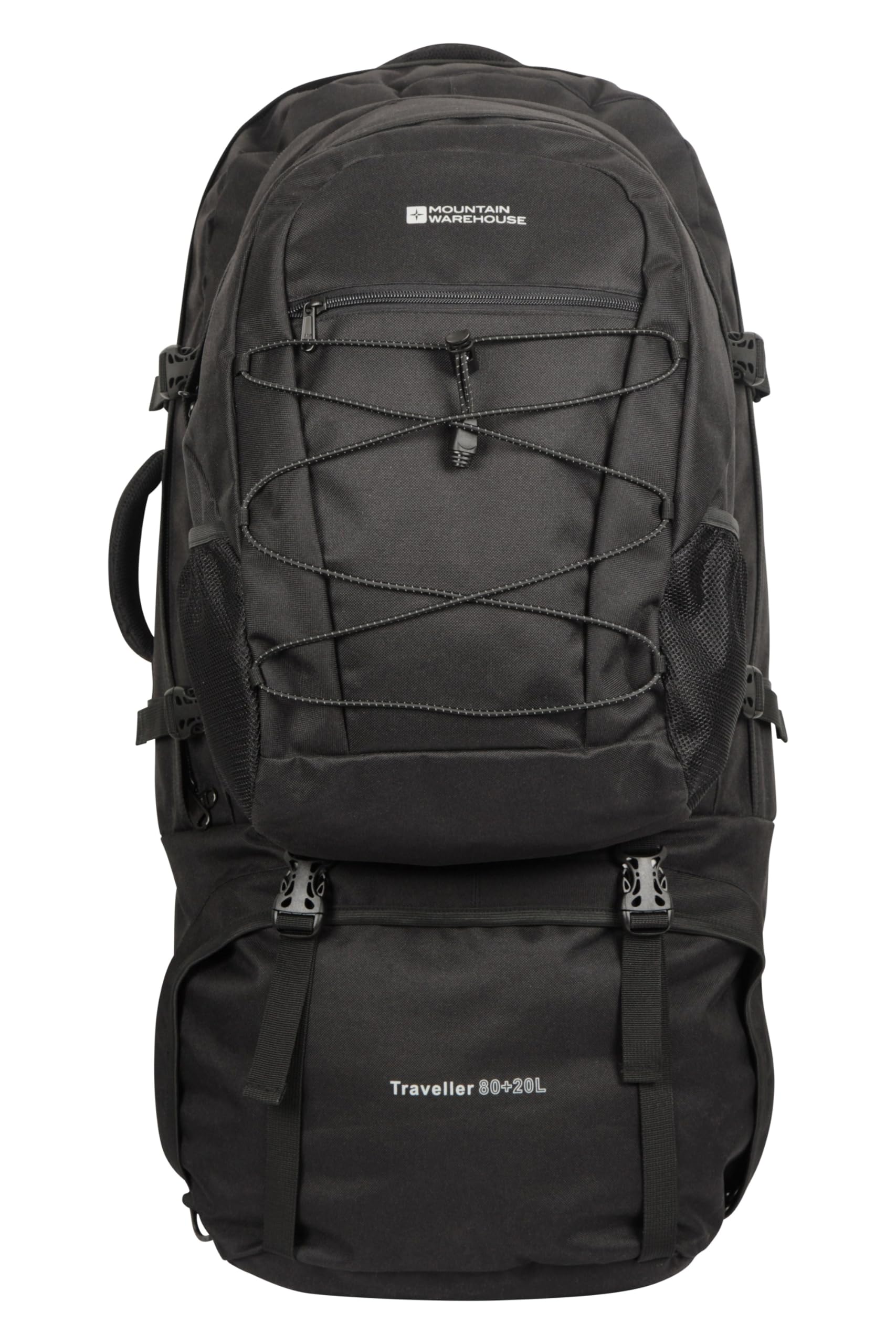 Traveller 80 + 20 Litre Rucksack - Black