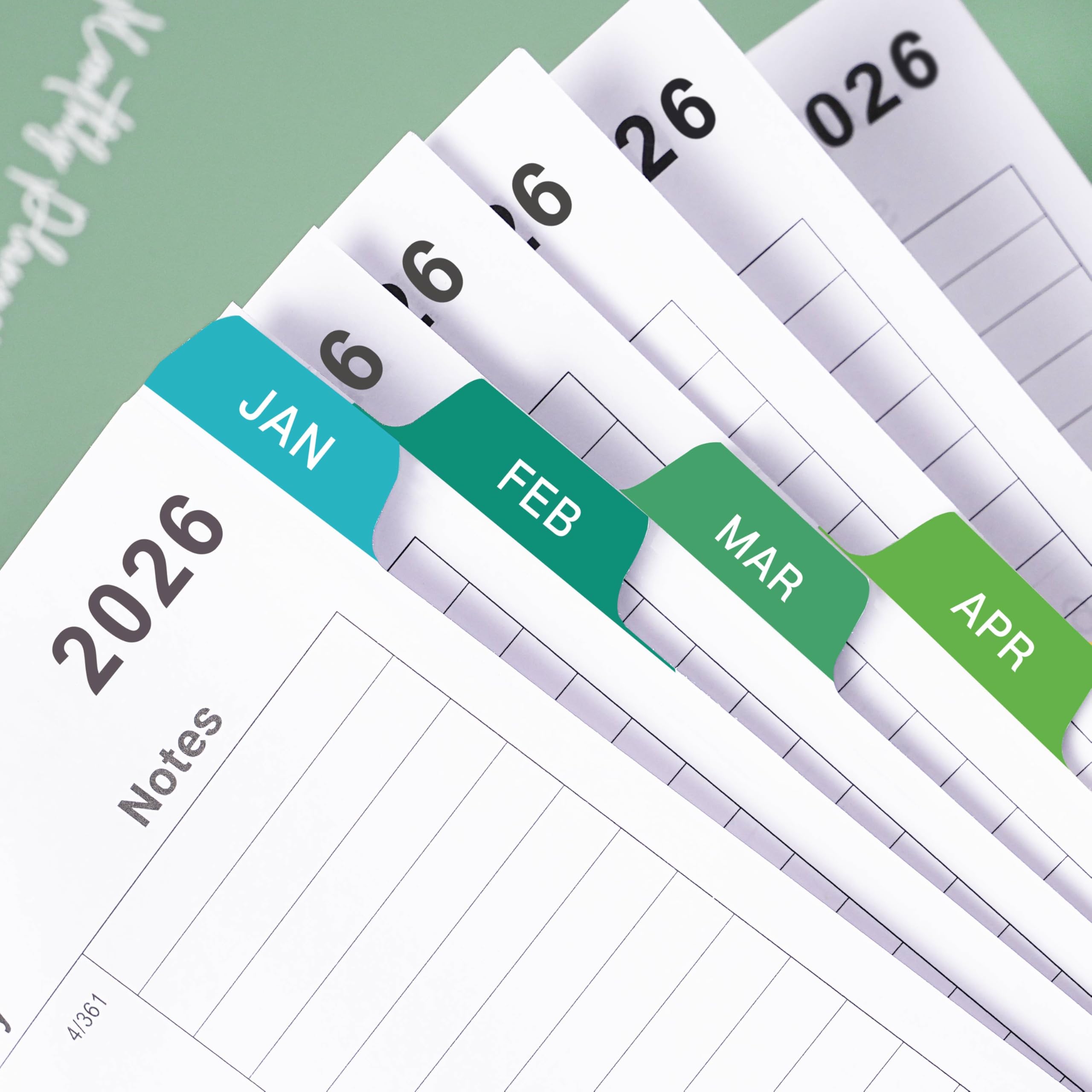 Monthly Planner 2025-2026 - Monthly Planner/Calendar from JUL. 2025 - JUN. 2026, with Inner Pocket, Colorful Tabs, Twin-Wire Binding - Image 5