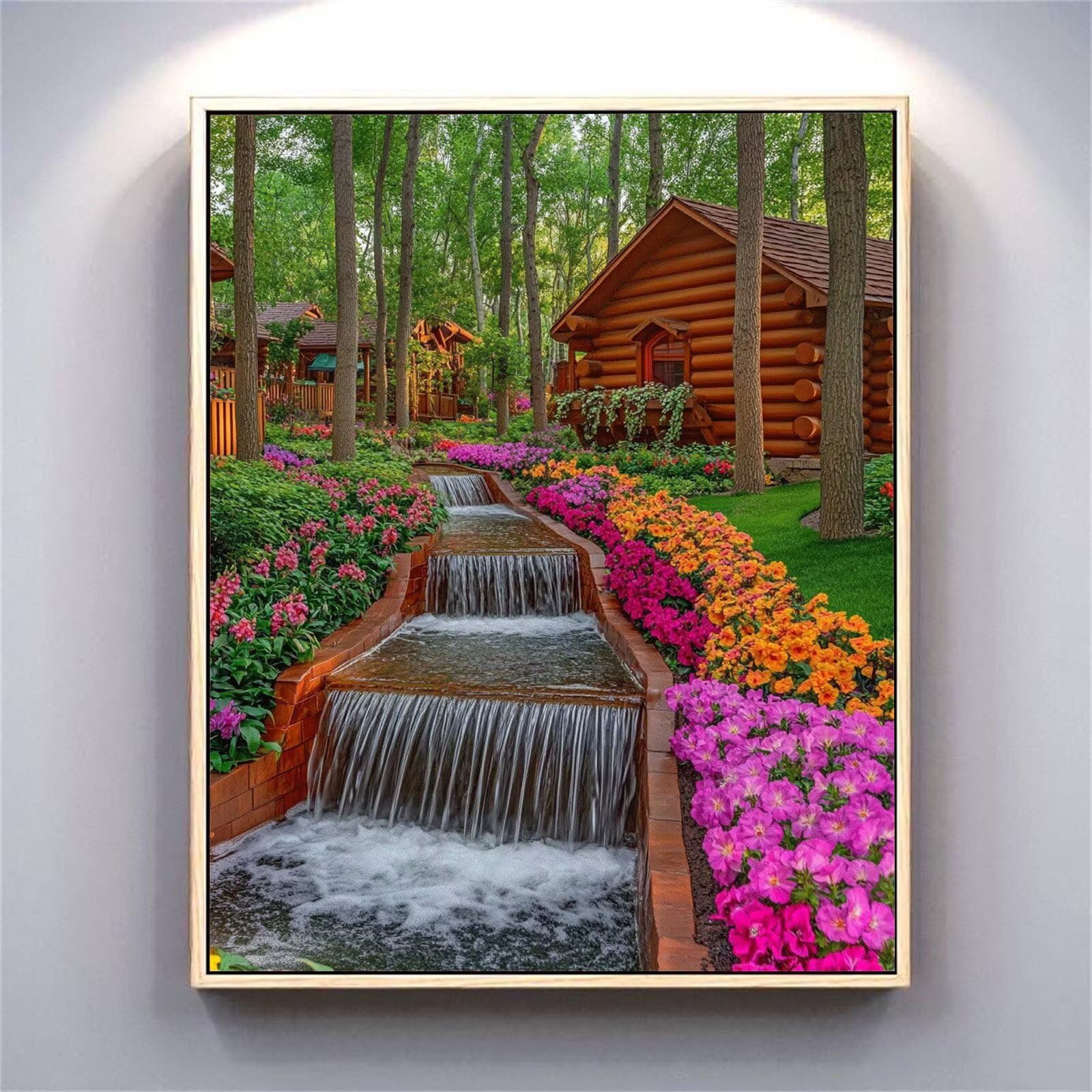 5D Ogród Diamentowe Malarstwo Dziecko, DIY Diament Malarstwo Jesień Diament Malarstwo Dla Dorosłych, DIY Rhinestone Haft Ścieg krzyżykowy Ręczna aktywność dla dorosłych, do dekoracji ścian domu