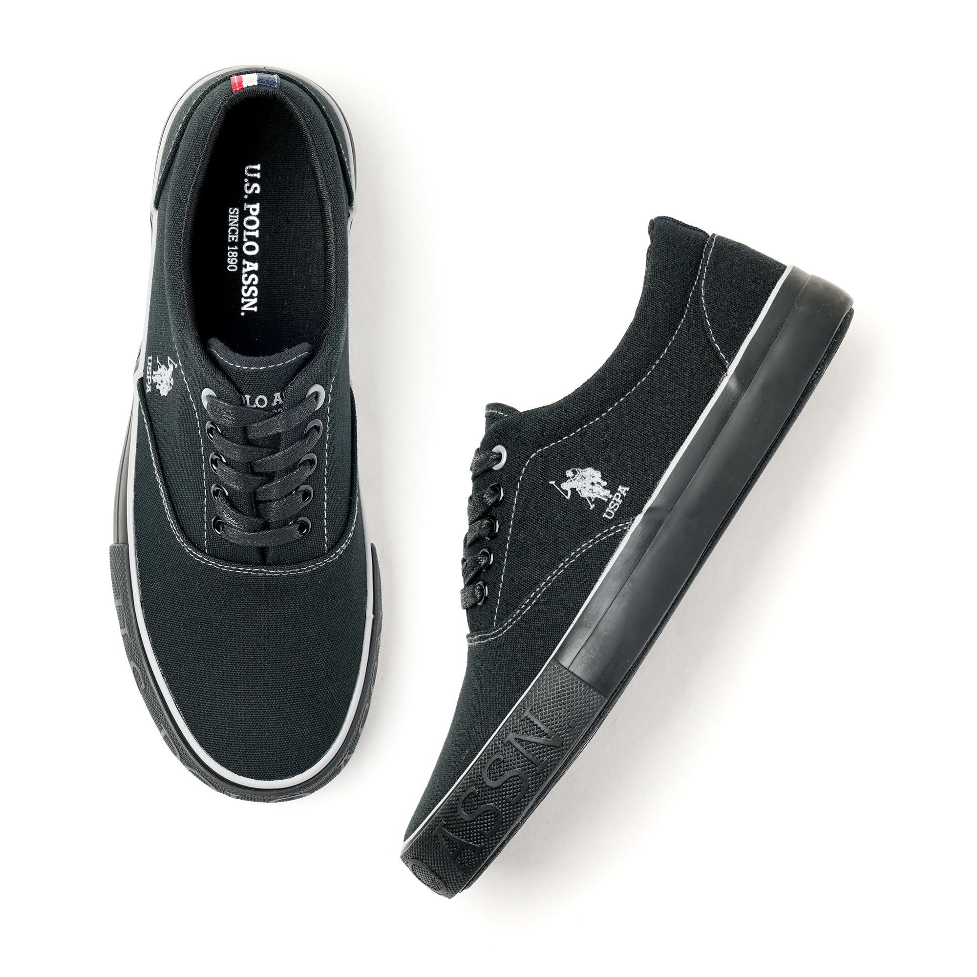 U.S. POLO ASSN. Mens Clyde BLK Black Sneaker-(UK11)(US12)(2FD24543Z01) (B0D9BV7QQZ) Amazon Price History, Amazon Price Tracker