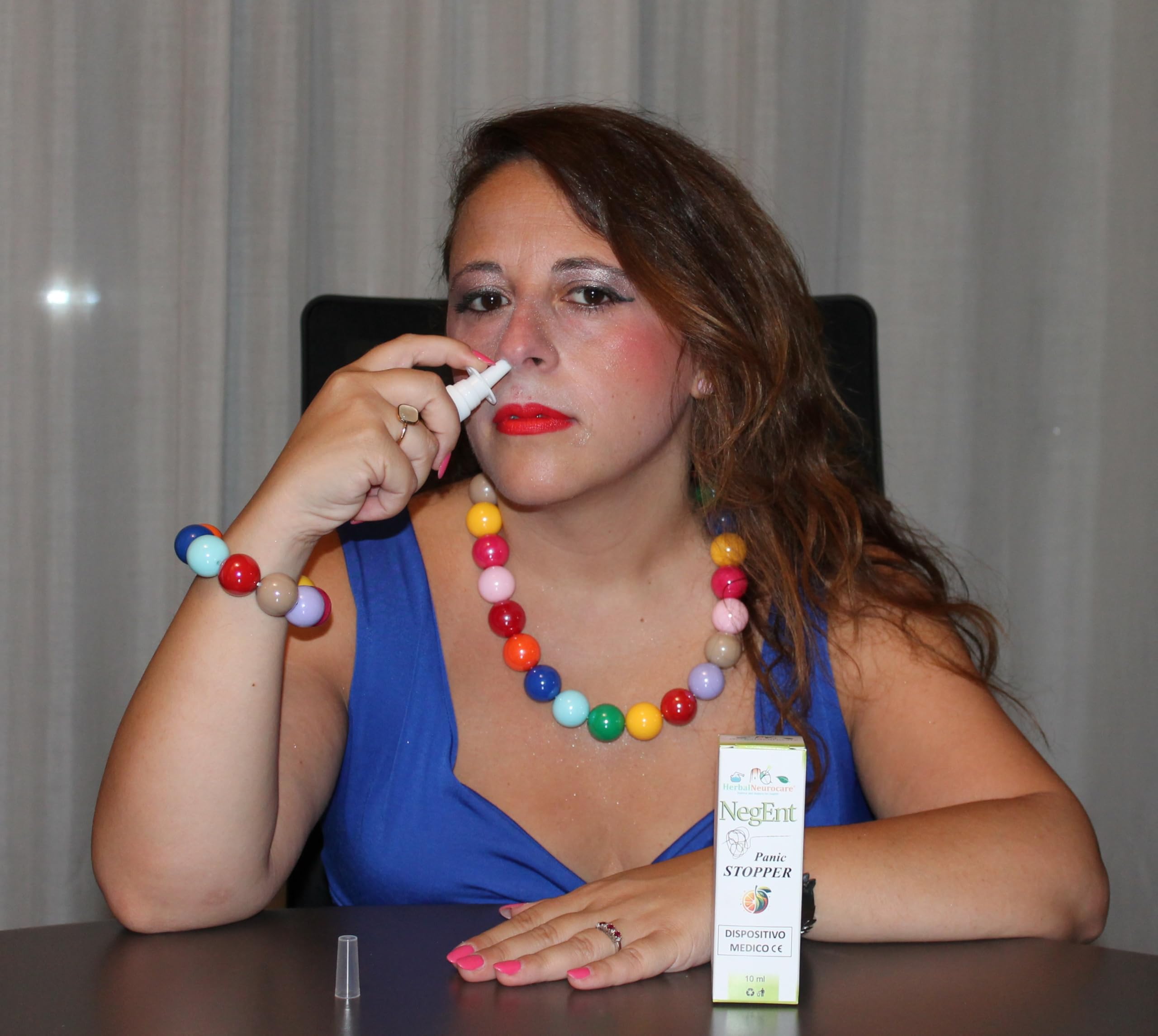 Spray Panic Stopper – Dispositivo Medico CE Nasale con Terpenolo Micellare e Idrolato di Camomilla | 10 ml | Azione Rapida per Stati di Tensione e Ansia Improvvisa