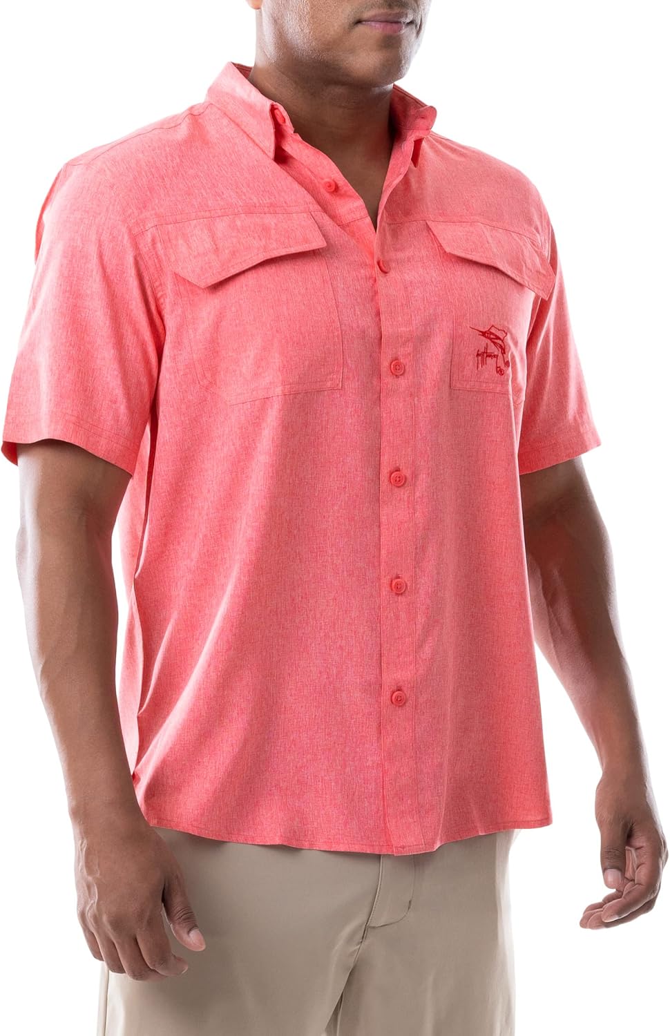 Guy Harvey Men's Short Sleeve Performance Fishing Shirt