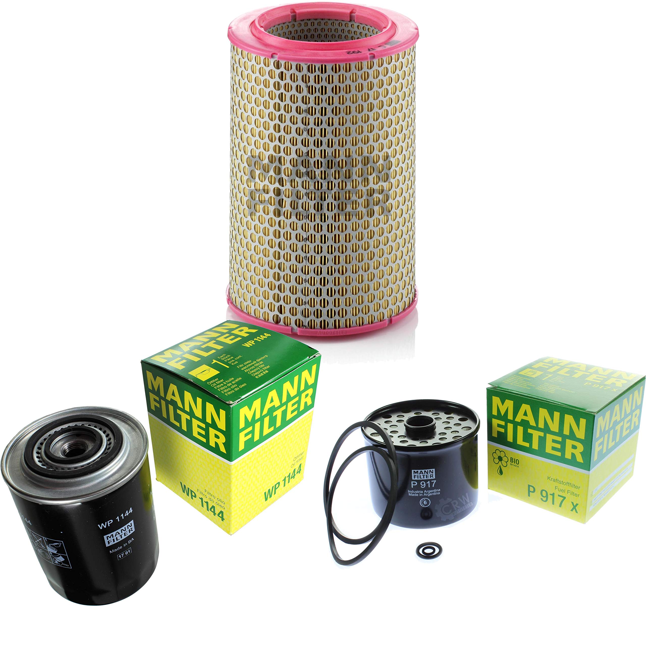 MANN-FILTER - Set di ispezione, filtro del carburante, filtro dell'olio, filtro dell'aria