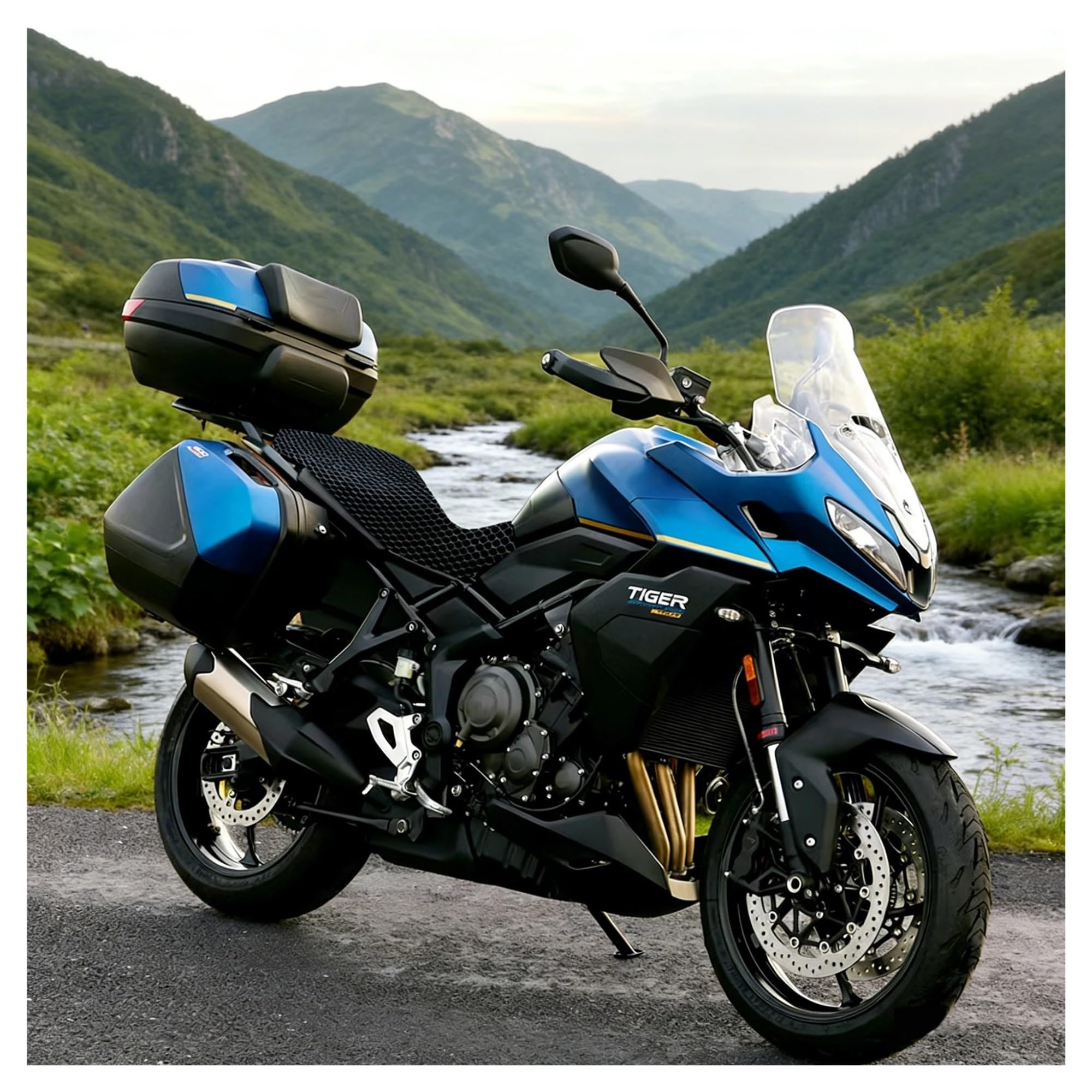 Motocicletta‌ copri Sella Coprisella Proteggere Cuscino Traspirante Kit Per Tiger Sport 800 Tour 2026 Per TIGER Sport800 Moto Protezione Isolante Copertura Di Sede