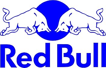 Amazon.com: Redbull Logo (Blue) : Sports & Outdoors