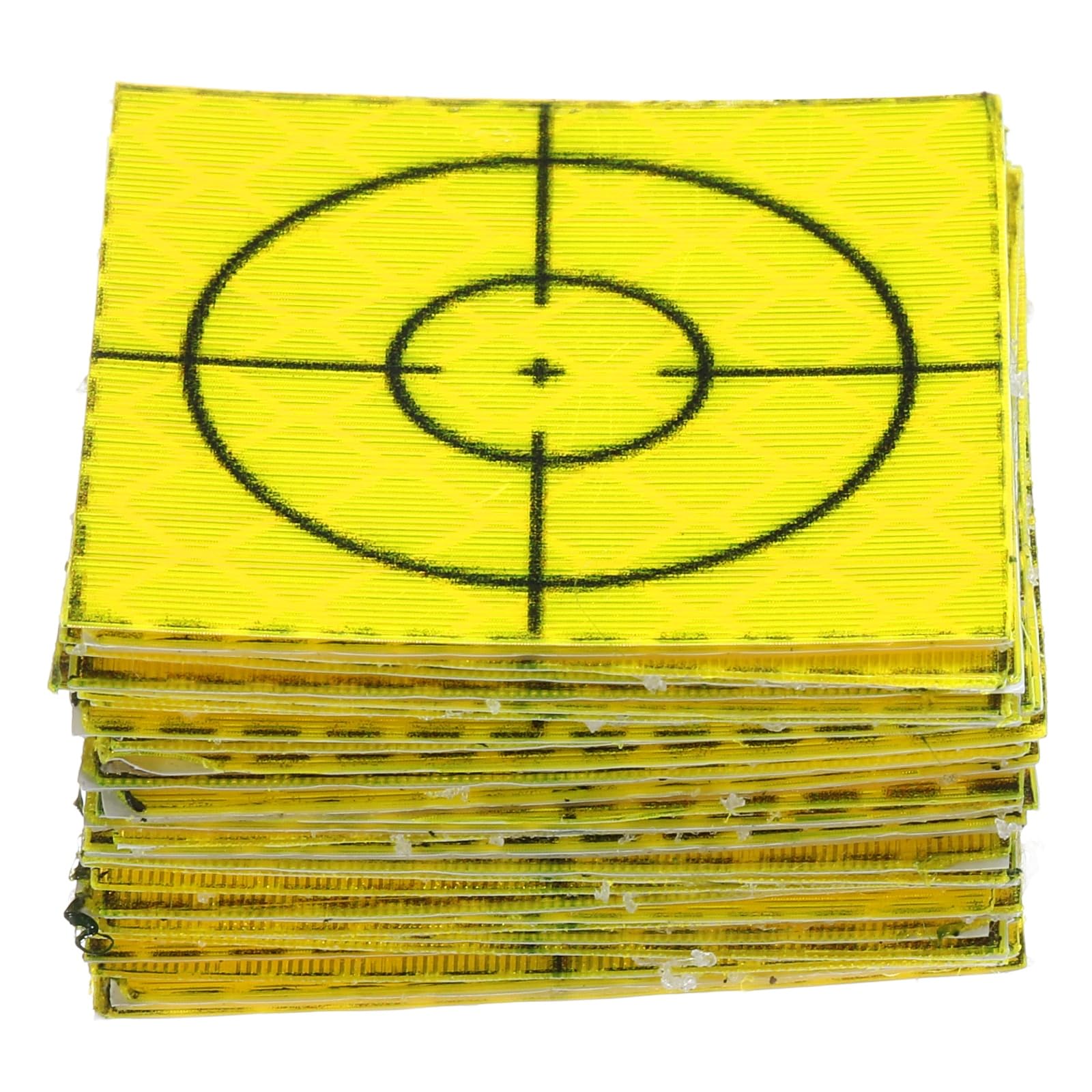 sourcing map 30pcs Survey Reflector Sheets 30mm x 30mm Self-Adhesive Surveying Target Mark Sticker Total Station Reflective Sheet Tape for Ship Inspection Tunnel Measure, Green
