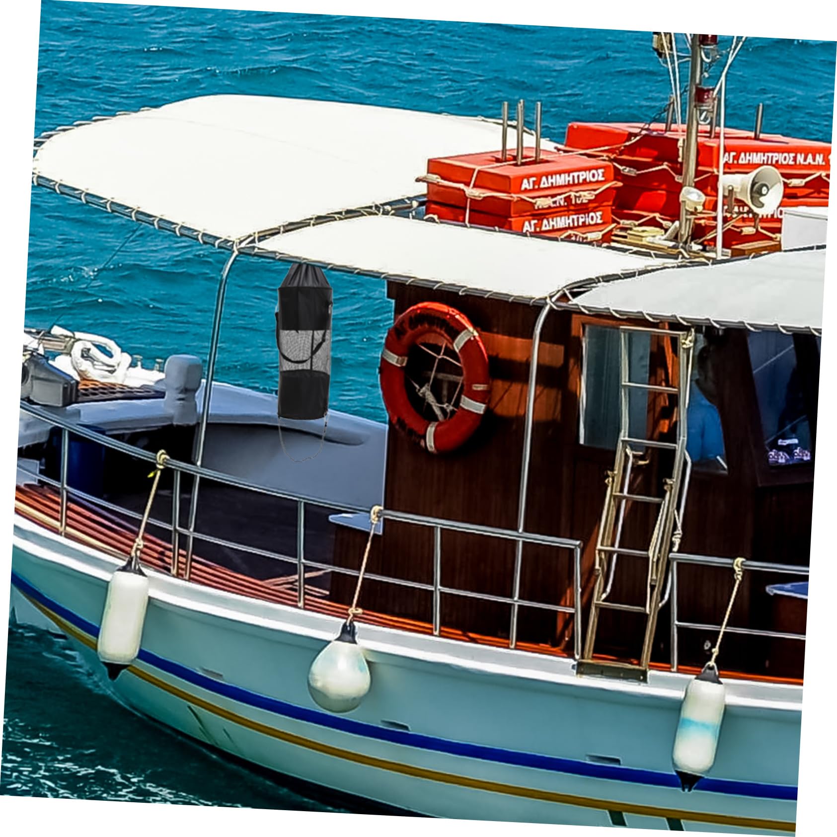 Gogogmee Captain's Must-Have Leakproof Oxford Cloth Boat Garbage Bag Easy to Store