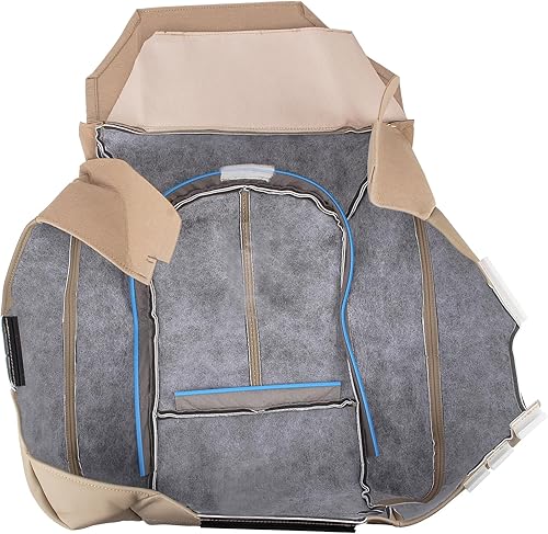 Miniatura 5 de AUTOKAY Cubierta de asiento perforada inferior del pasajero del conductor para Ford F250 F350 2011-2016