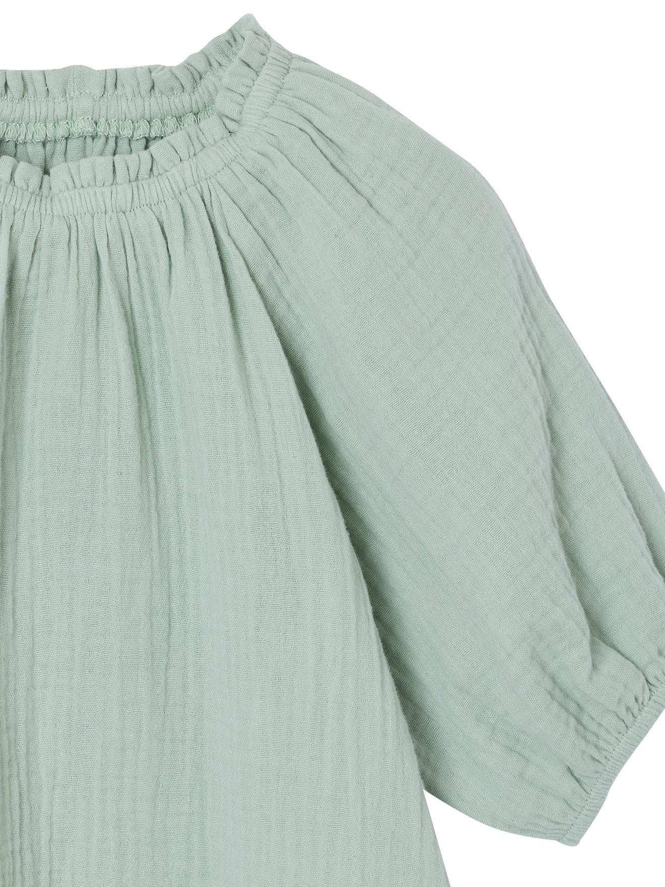 Vertbaudet Musselinbluse Mädchen mit Ballonärmeln