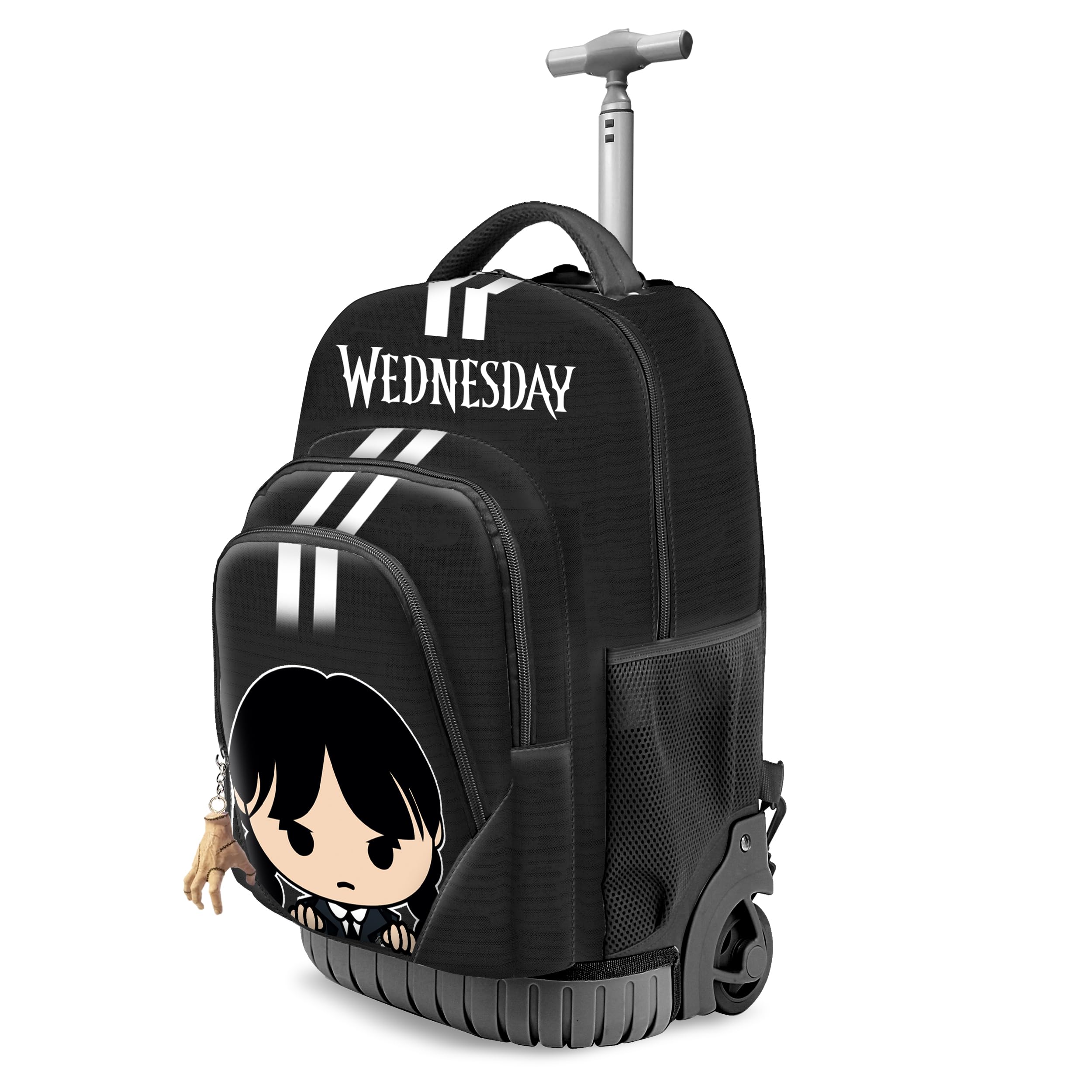 Wednesday Cute-Fan GTS Trolley Backpack, Grey, 32 x 47 cm, Capacity 39 L