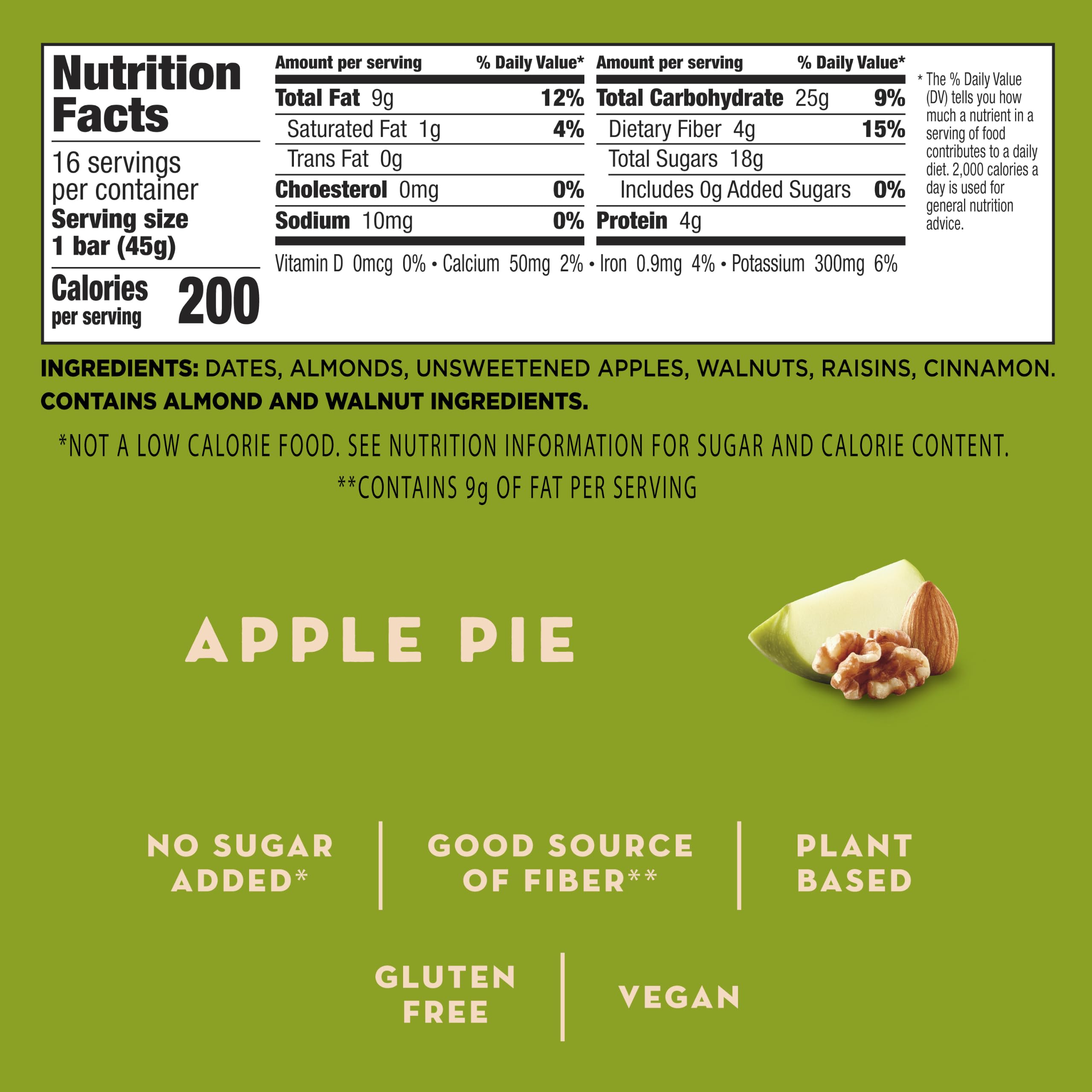 Larabar Nutritional Bar, Apple Pie, 45 g by Larabar