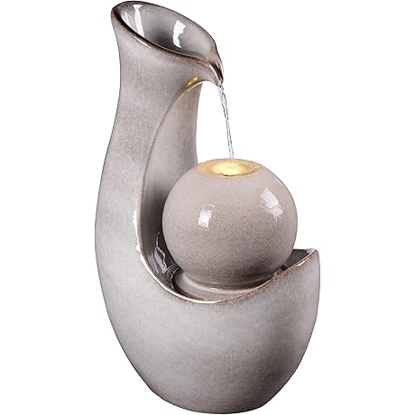 Kenroy Home 51098IV Maria Floor Fountain: Indoor/Outdoor Elegance