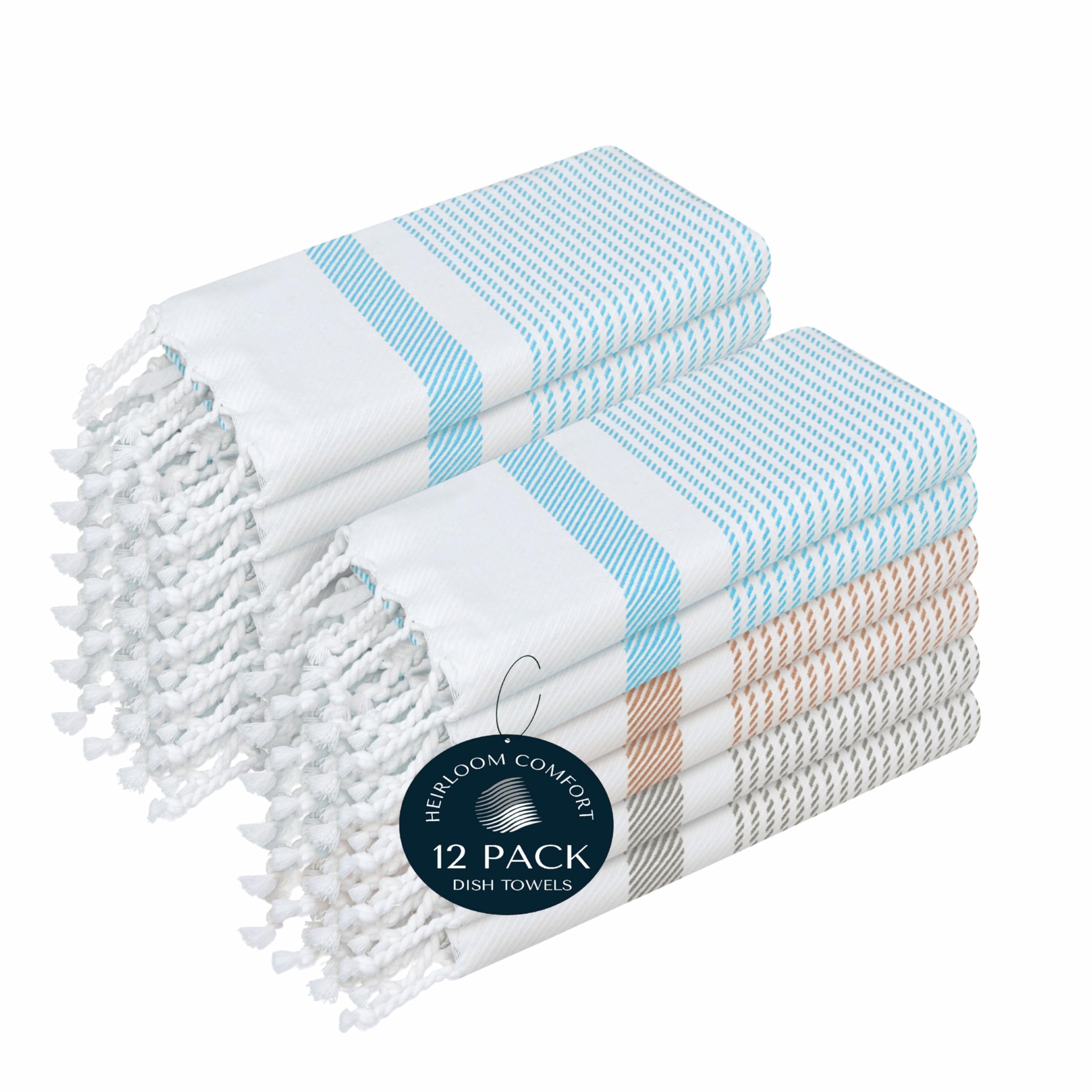 Torchons de cuisine ultra absorbants et séchage rapide lot de 12