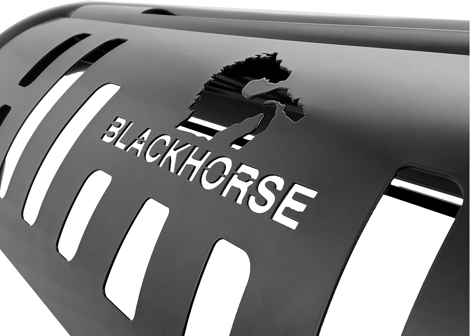 Black Horse Beacon Bull Bar Skid Plate Black Compatible with 2005-2015 Toyota Tacoma-BE-TOTA05B