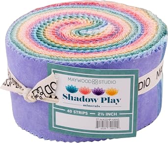 Shadow Play Minerals Strips 40 2.5-inch Strips Jelly Roll Maywood Studio