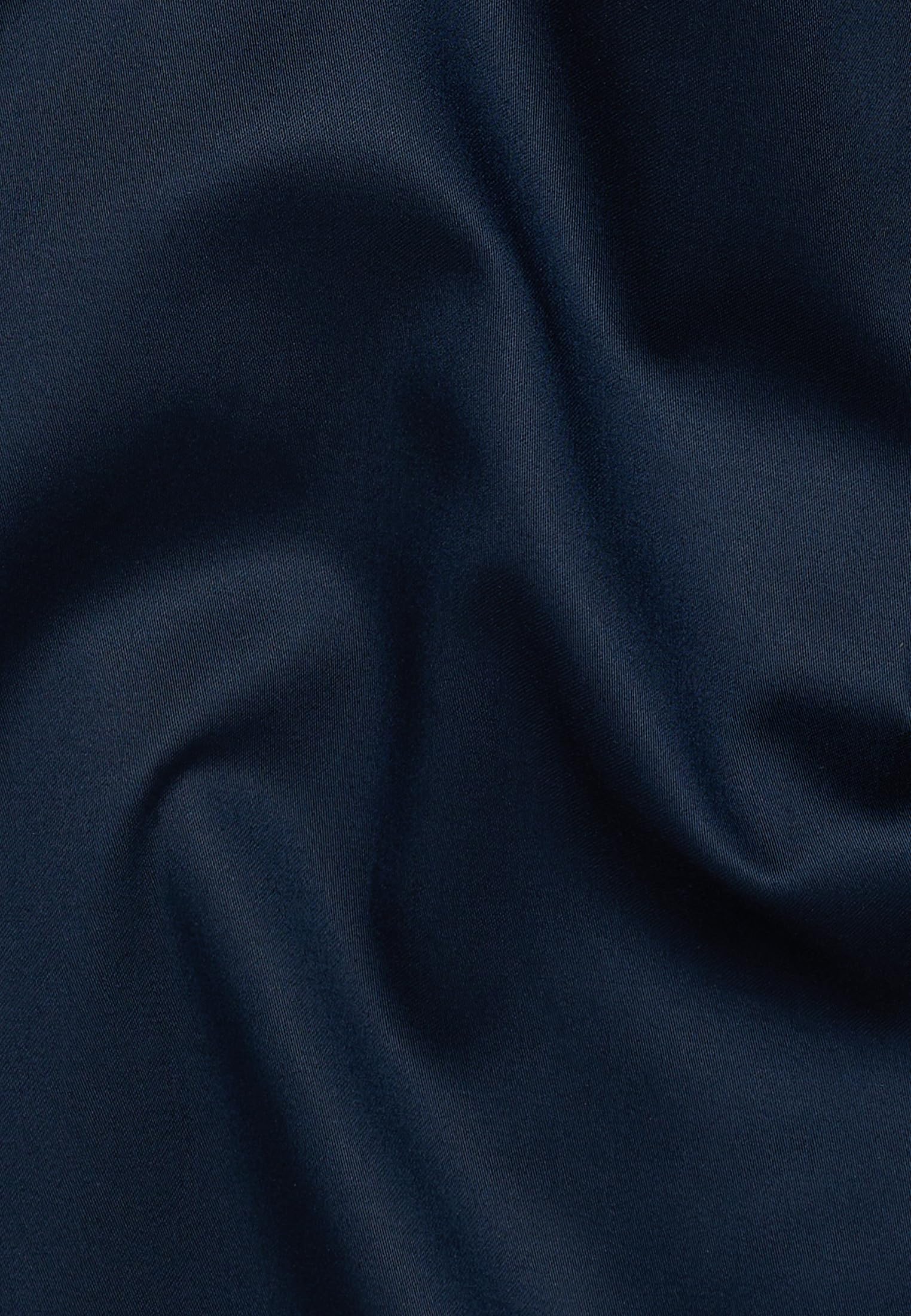 ETERNA Female Satin Shirt Bluse unifarben Regular FIT 48_D_1/1, 1/1, Navy
