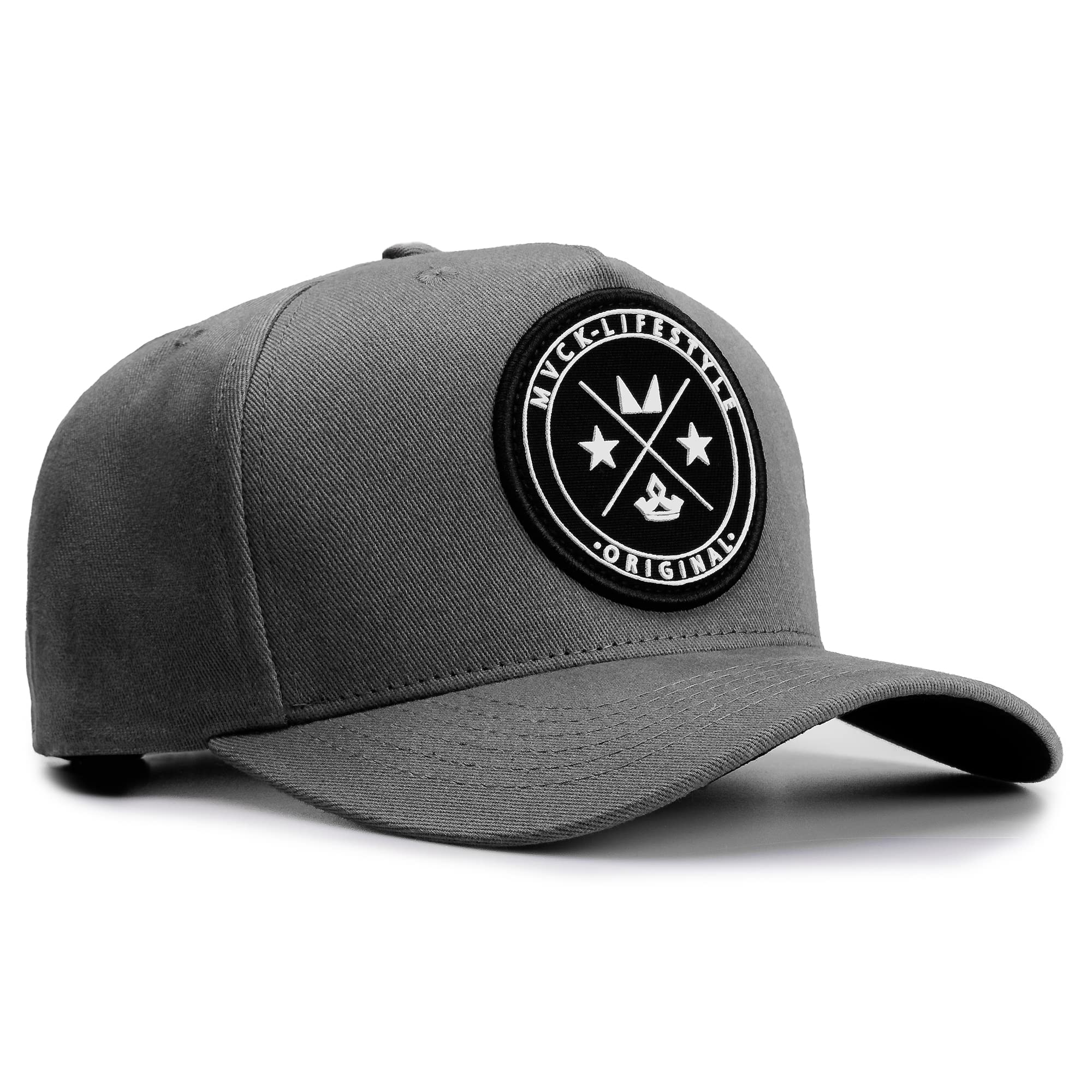 Boné Cinza Brasão MVCK | Amazon.com.br