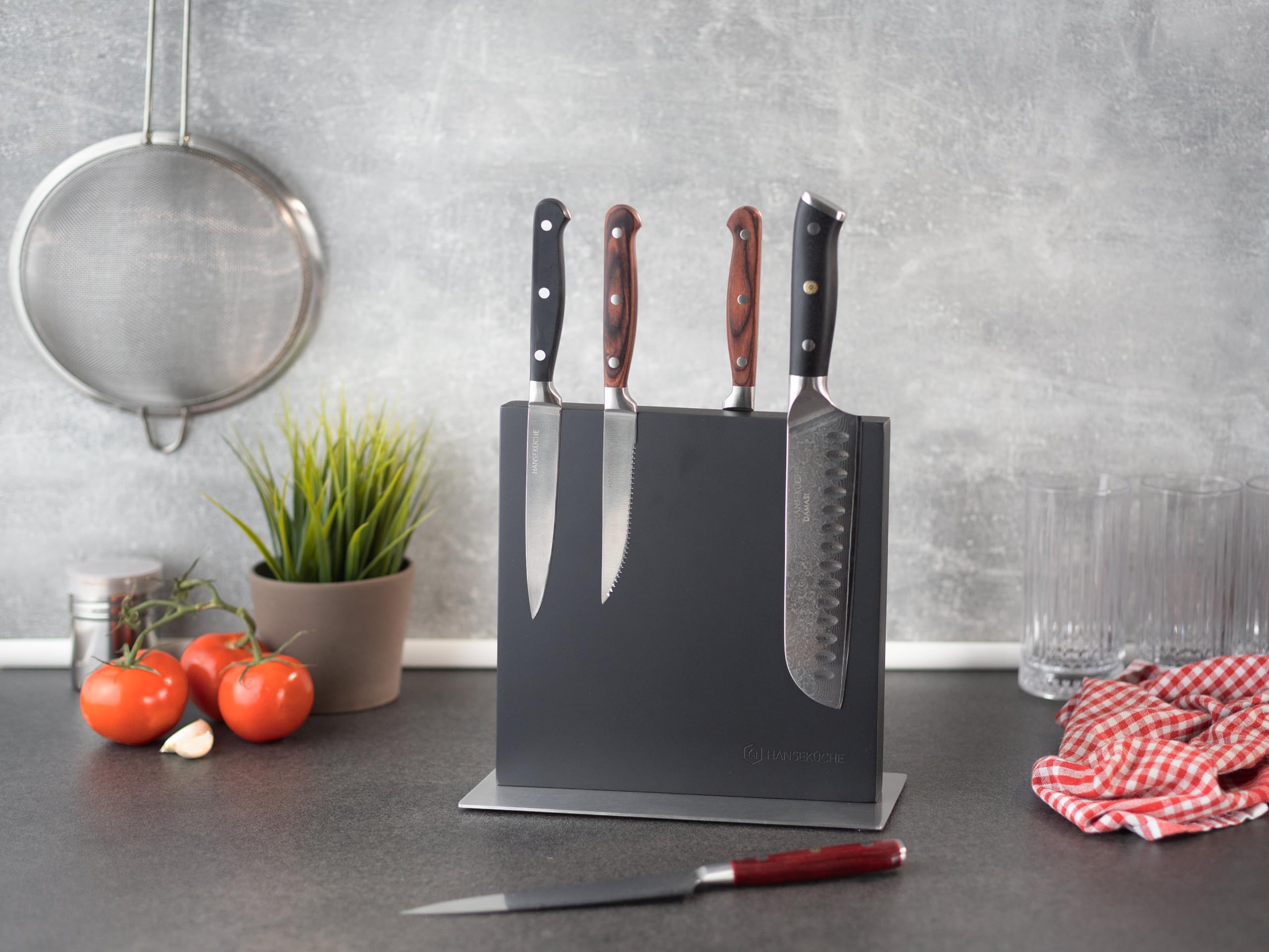 Pailexin Magnetischer Messerblock Aus Edelstahl - Doppelseitiger Messerhalter 30,5 Cm