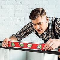 Vista 6 de WORKPRO 12 Inch Torpedo Level, Magnetic Small Leveler Tool, Plumbing Level with Pitch Vial, Aluminum Reinforced, 4 Bubbles, V-Groove for Conduit