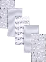 Vista 14 de Gerber Niñas Manta de Flanela 100% Algodón para Recién Nacidos, Bebés y Niños Pequeños, Swaddle, Arcoíris Rosa, Paquete de 5