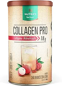 Nutrify - Colágeno Collagen Pro - 450g - Chá Branco com Lichia