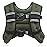 ZELUS Weighted Vest, 6lb/8lb/12lb/16lb/20lb/25lb/30lb Weight Vest with Reflective Stripe for Workout, Strength Training, Running, Fitness, Muscle Building, Weight Loss, Weightlifting, Green(16 lb)