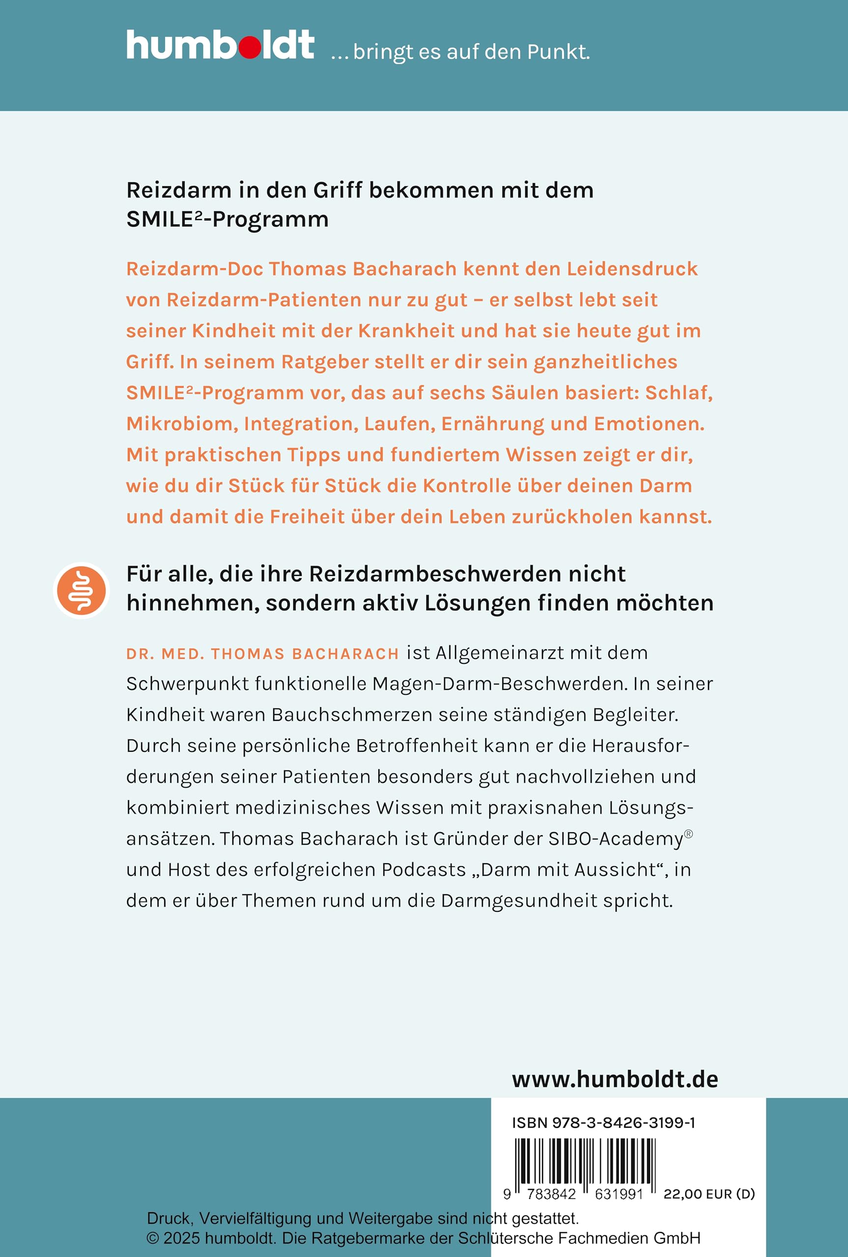 Der Reizdarm-Doc: Endlich beschwerdefrei mit dem praxiserprobten SMILE²-Programm